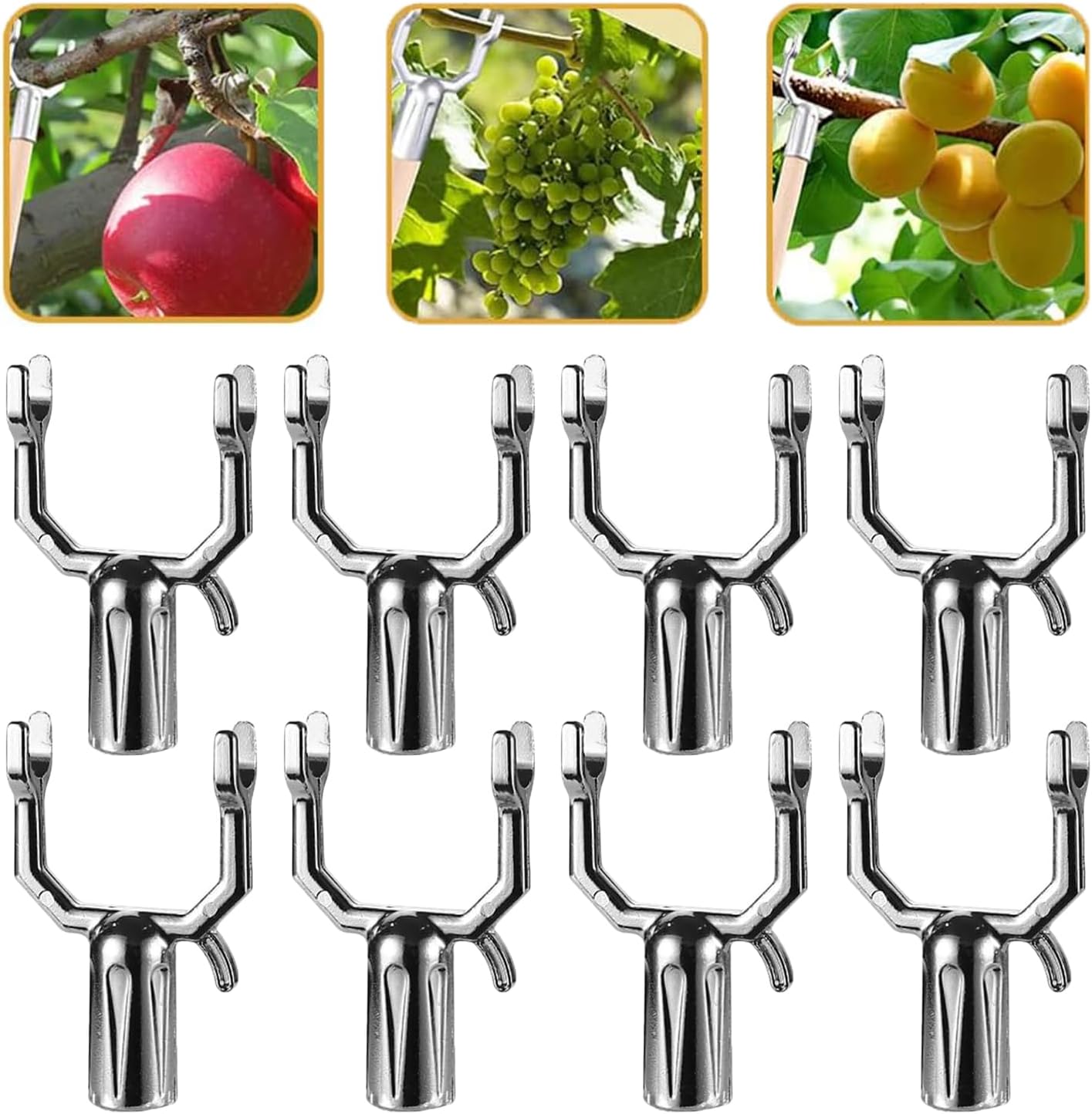 Stück Obstbaum-aststützen, Pflanzenasthalter, Baumstützen - Baumstützen, Pflanzenstützen, Metall-astklemmen Für Obstbäume