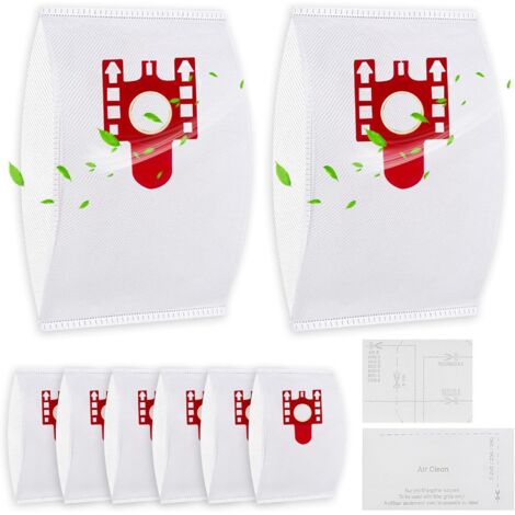 Fjm Ersatzbeutel Für Miele Compact C1, C2, S2, S3, S4, S5, S6 Und S7 Staubsauger – 5-lagige Filtration – Großes Fassungsvermögen – 15er-packung