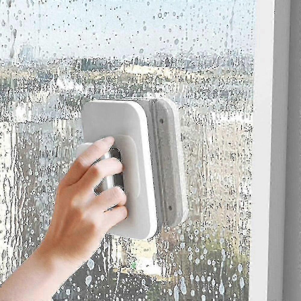 Magnetischer Fensterwischer, Doppelseitig, Für Die Reinigung Von Hochhausfenstern, Entfernt Fremdkörper, Inklusive Magnetbürste (3–10 Mm)