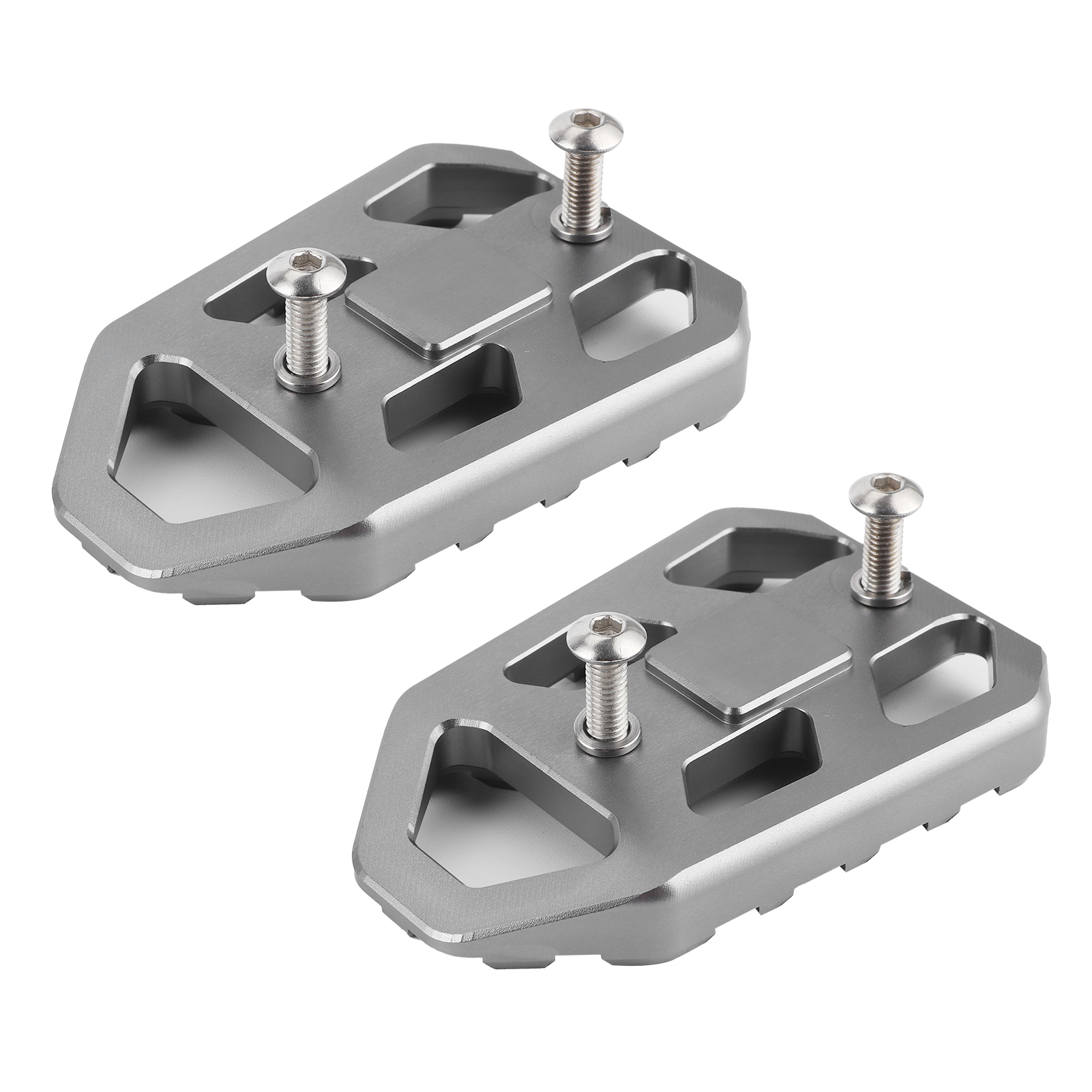 Breite, Cnc-gefräste Motorradfußrasten Aus Aluminiumlegierung, Passgenaue Pedale Für Suzuki Dl650, Dl1000, V-strom, 650xt/1000xt, Titanfarbe