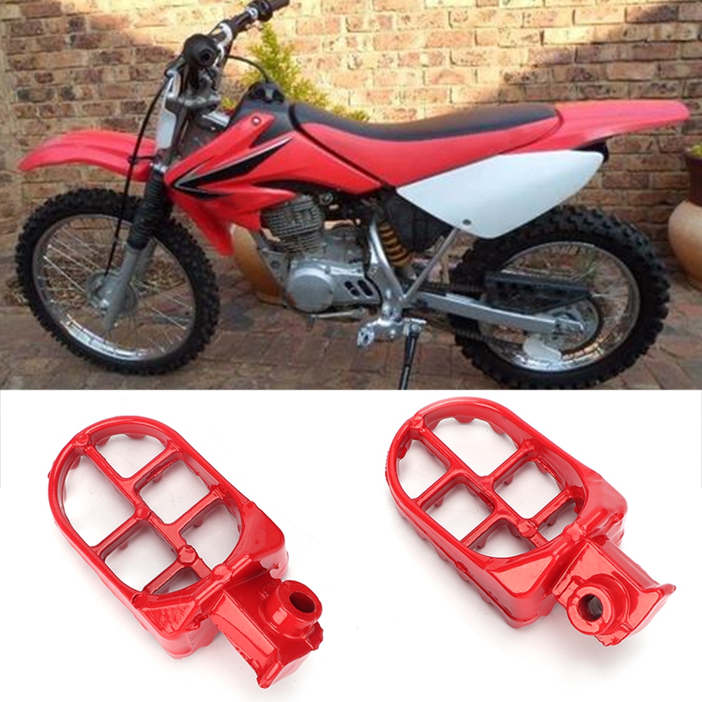 Offroad-motorrad-fußrasten Aus Aluminium, 2-teilig, Fußrasten Für Fahrer Und Beifahrer, Rutschfeste Trittbretter Für Motocross.