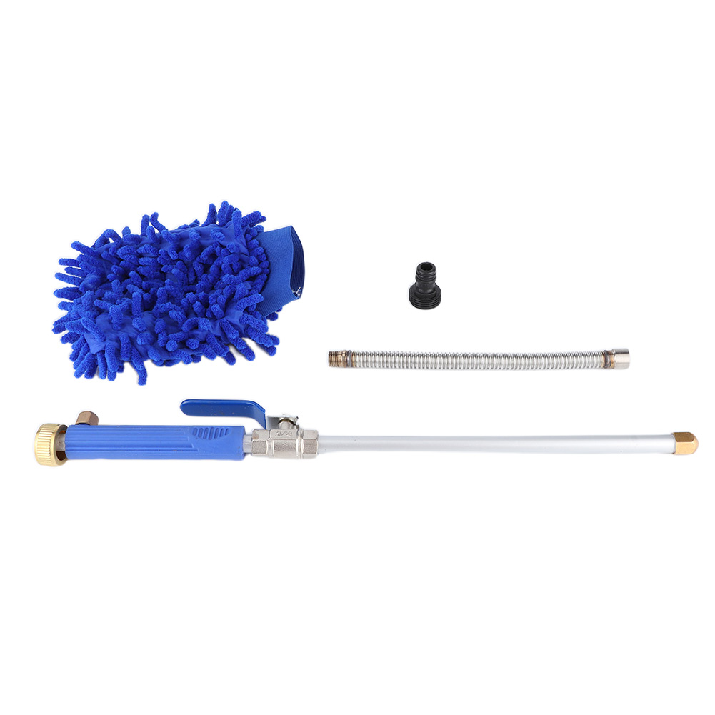 Hochdruckreiniger-sprühdüse, Autowaschschlauch, Gartenreinigungsgerät, Blau