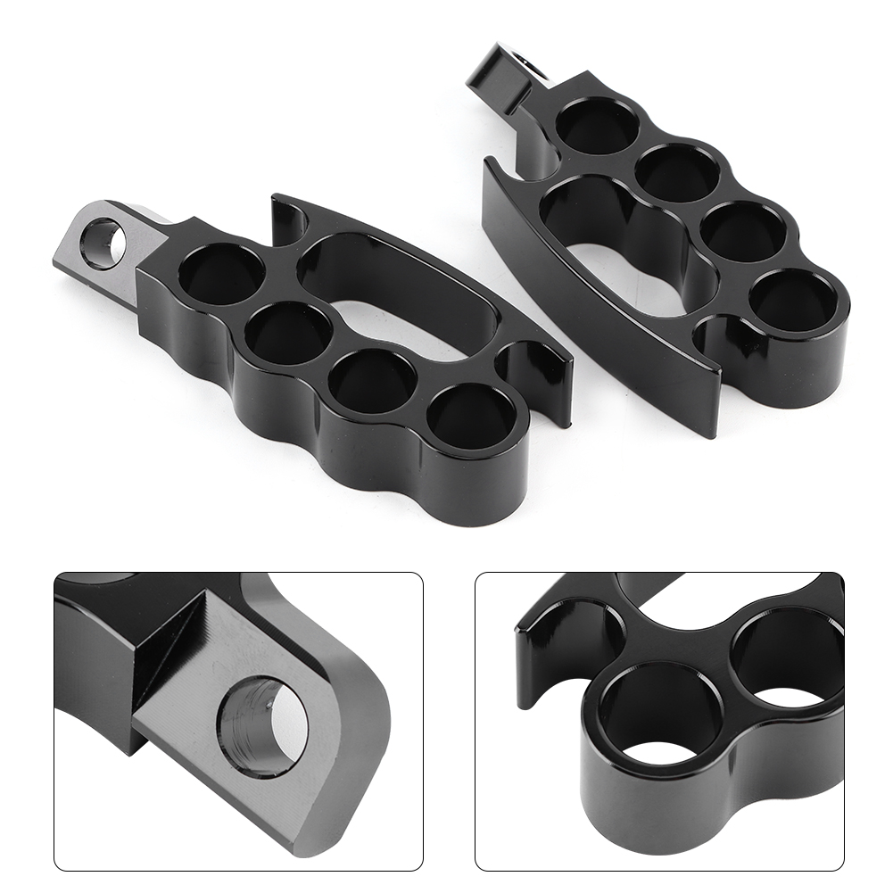 2 Stück Aluminium Flying Knuckle Control Fußrasten Motorrad-fußrasten Pedale Passend Für Xl 883 1200