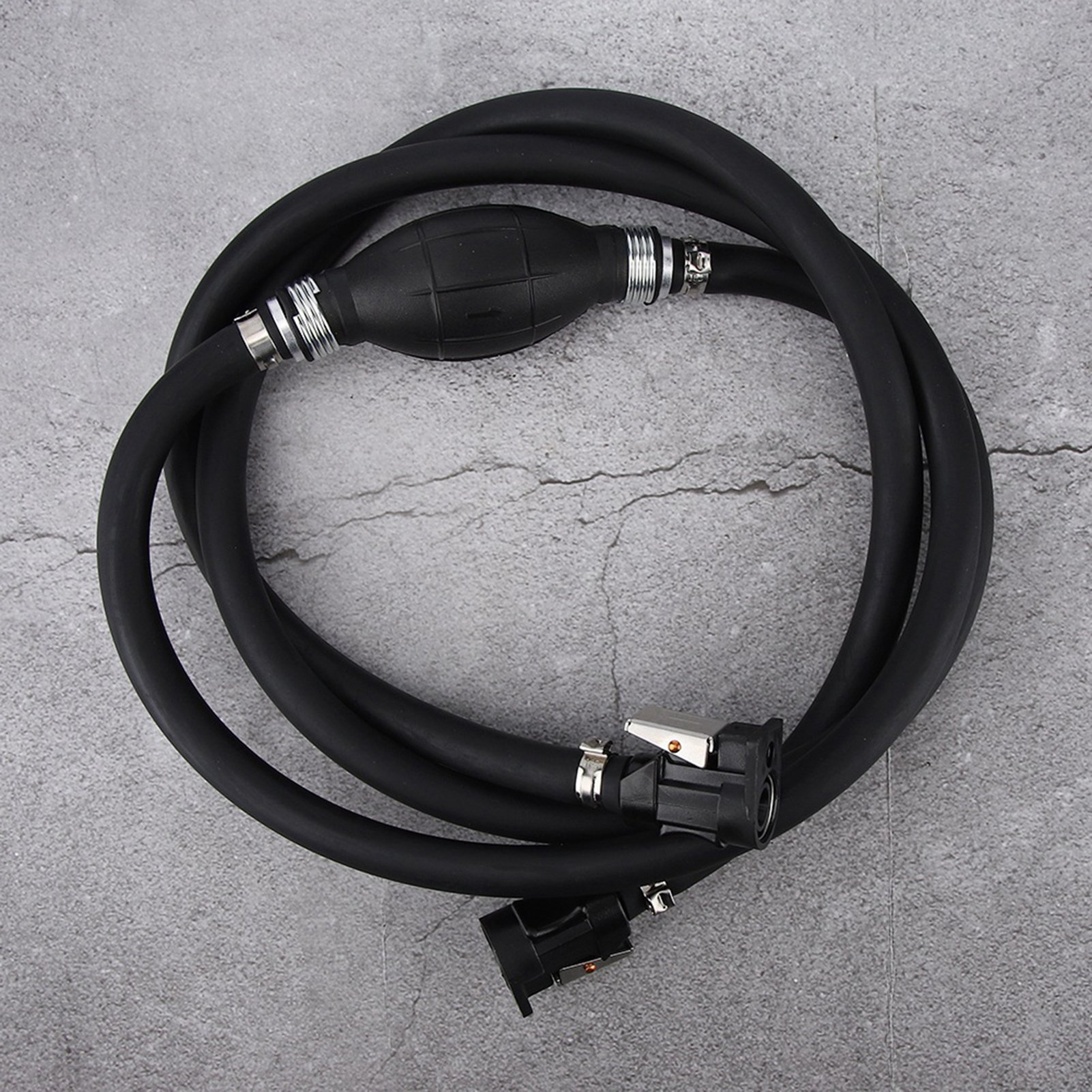 Marine Johnson 3/8-zoll Bootsmotor-kraftstoffschlauch-baugruppe Mit Primer-ballon-anschluss