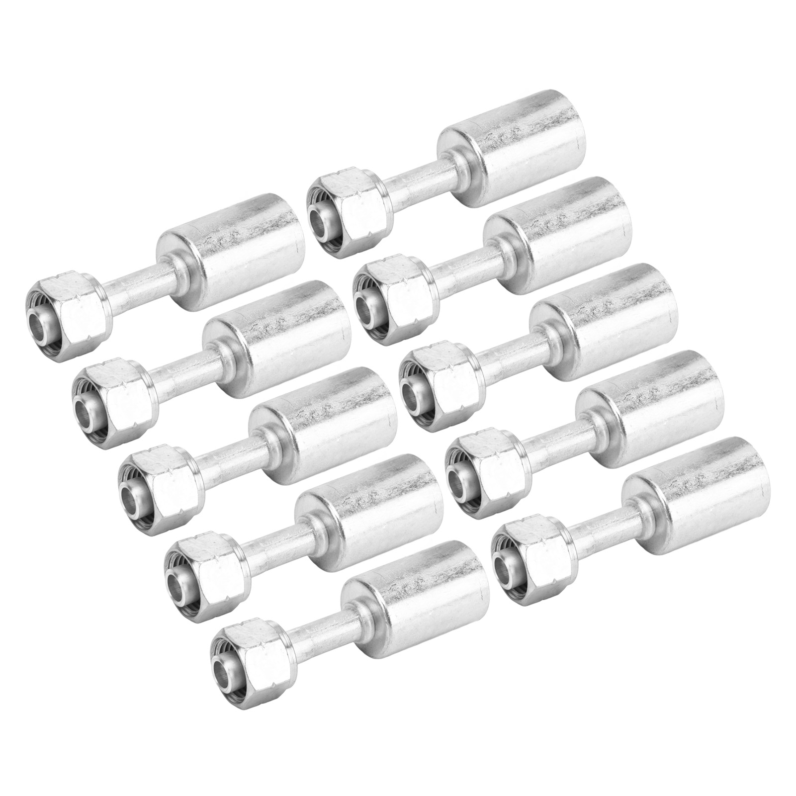 10-teiliges Set Mit R134a-klimaanlagenschlauchverschraubungen Und 3/8-zoll-180°-winkelmuffe Für Pkw, Lkw Und Baumaschinen