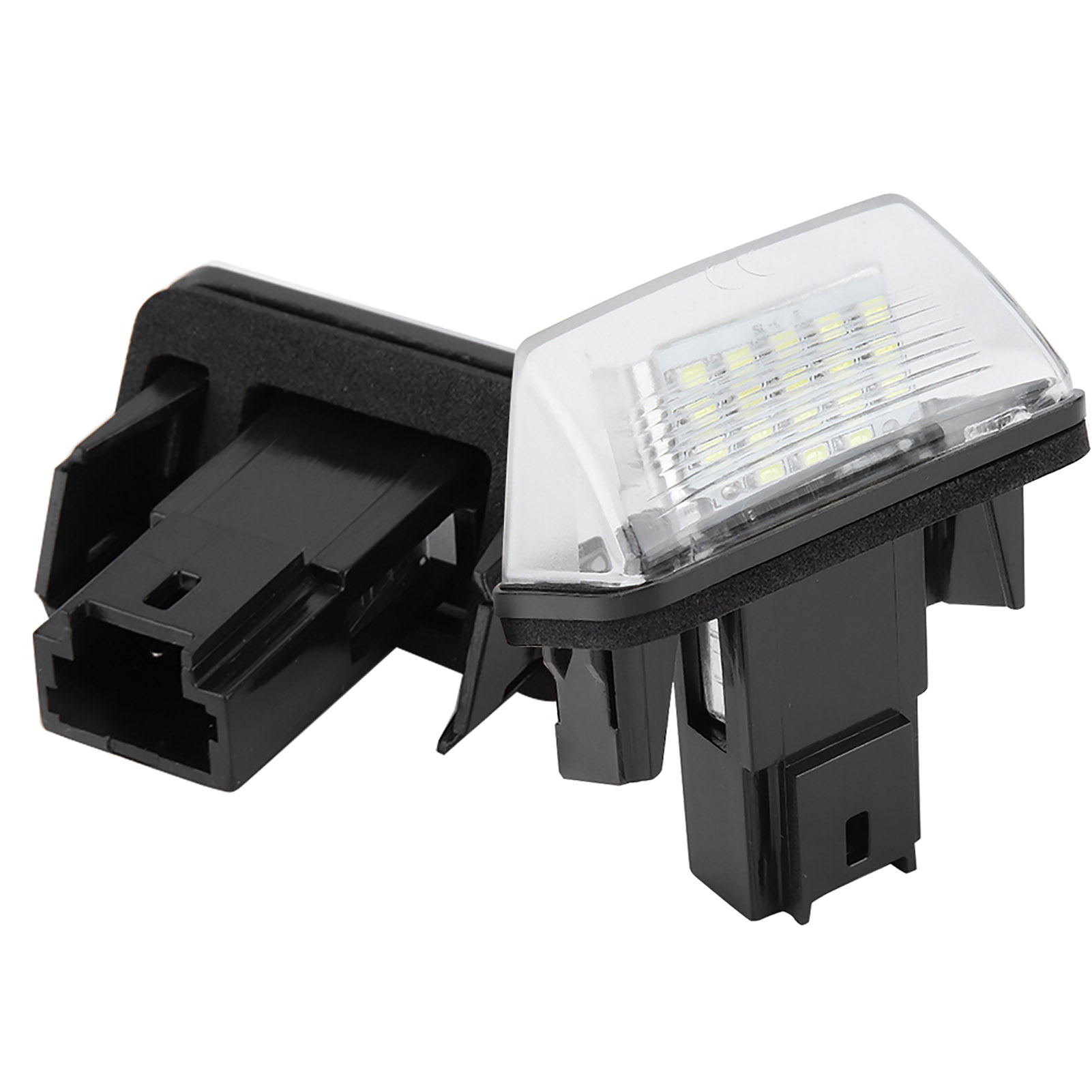 2 Led-kennzeichenleuchten 18 Zoll Für Citroën C3 (2002–2009), Links Und Rechts, Weiß