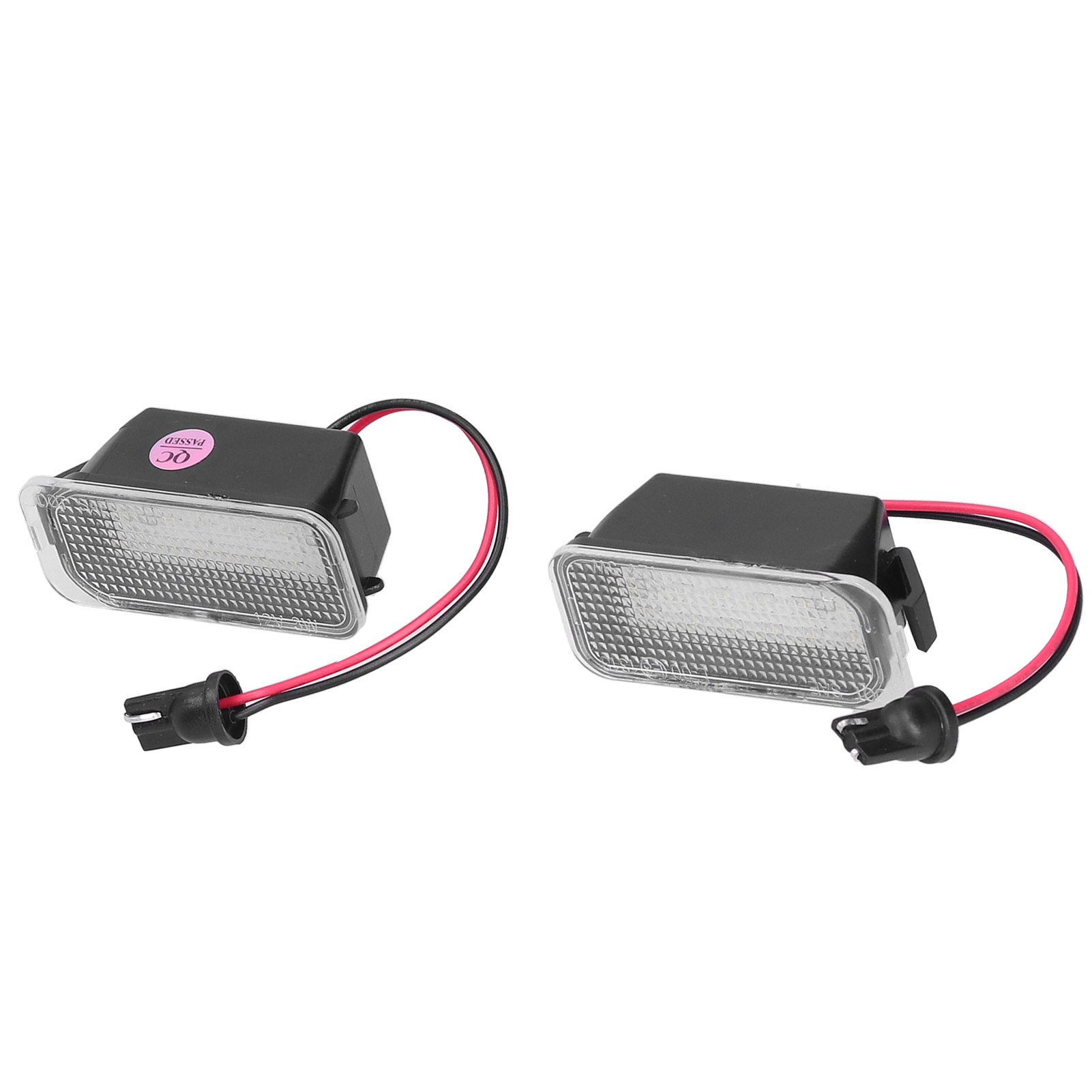 Set Aus 2 Led 12v 3w Kunststoff-kennzeichenleuchten, Kompatibel Mit Ford Focus Mk2 Da3 5d 2006-2010, Einfache Installation Ohne Modifikation.