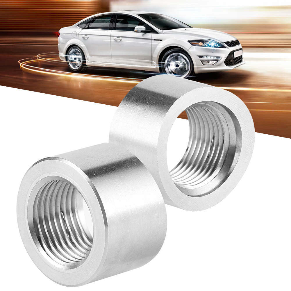 2 Stück Sauerstoffsensor-anschlussstopfen Aus Edelstahl Ss304, M18 X 1,5 Innengewinde, Gekerbt, O2-sauerstoffsensor-zubehör