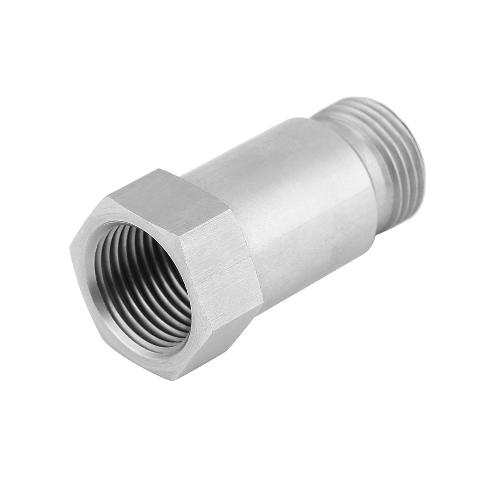 Satz Mit 2 Edelstahl-o2-sondenadapterverlängerungen M18-1,5 X 45 Mm Sauerstoffsensorverlängerung
