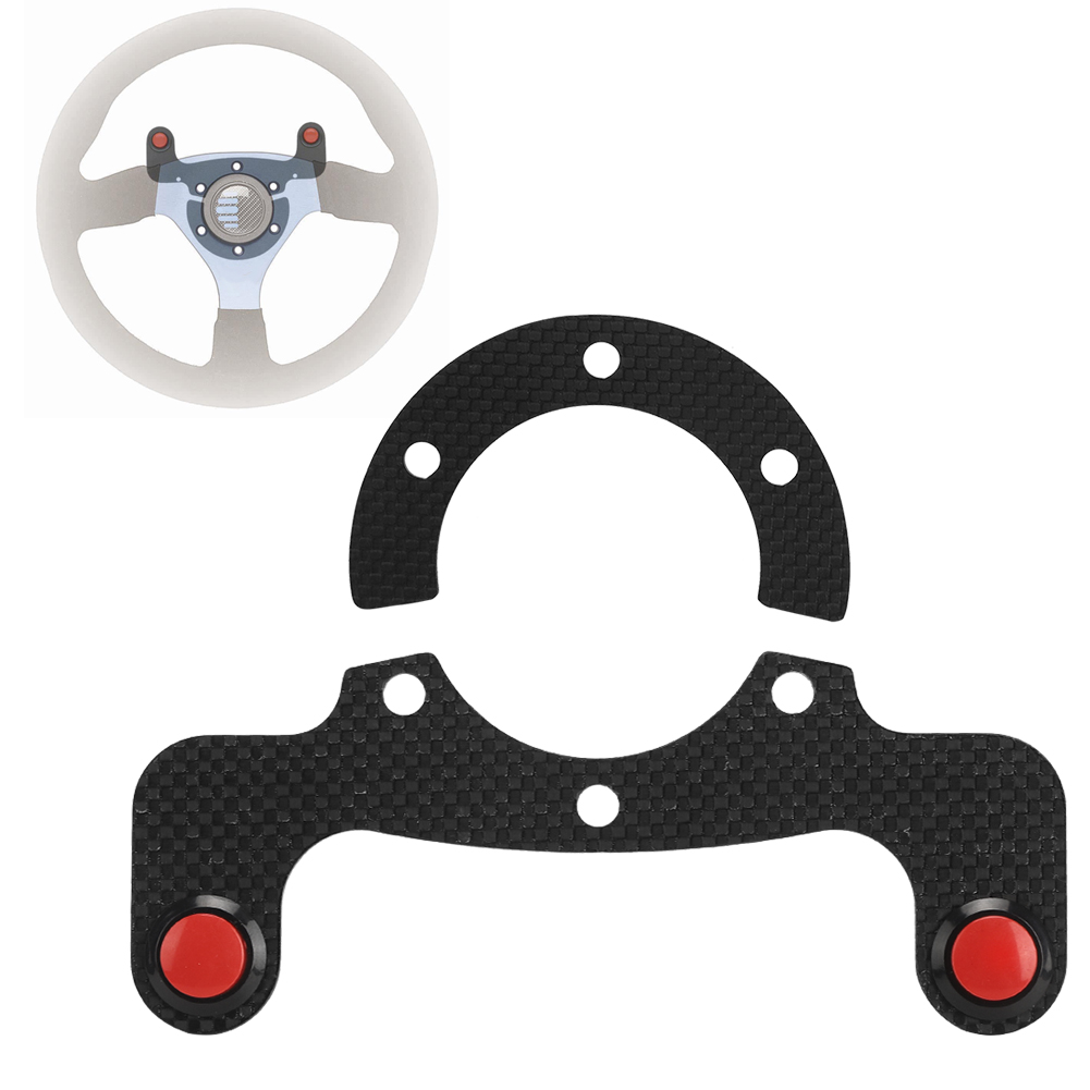Externe Hupenknopf-kits Aus Kohlefaser Für Momo/omp/nardi/sparco 6-loch-lenkräder Mit Doppelknopf