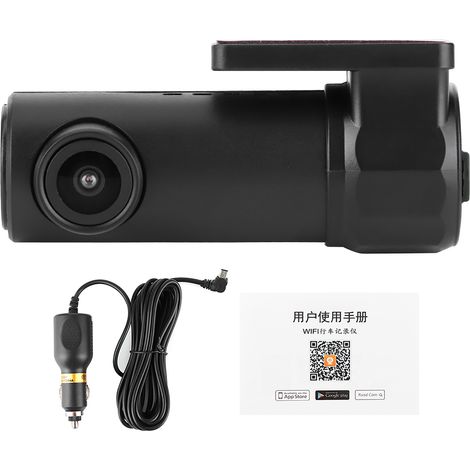 1080p Wlan-auto-dvr-camcorder Mit 170°-fhd-objektiv, Dashcam-videorekorder, Fahrkamera, App-loop-aufnahme