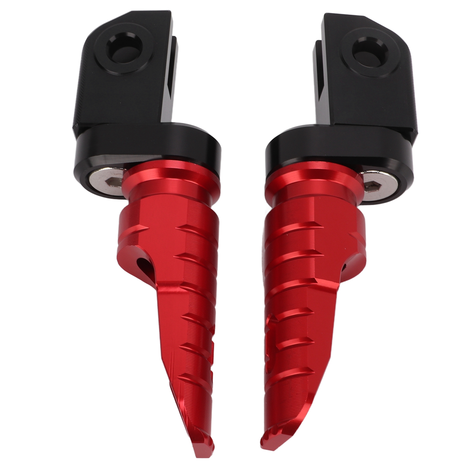 Cnc-gefräste Aluminium-motorradfußrasten Für Aprilia Rs660 Rsv4 Tuono 660 V4 1100 - 2-teiliges Set Rot, Leichter Und Langlebiger Ersatz.