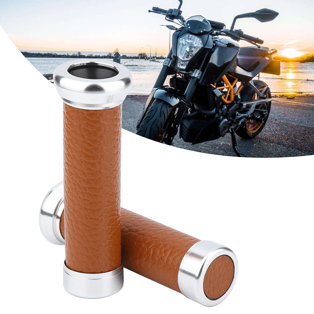 Universelle Motorradlenkergriffe, Rutschfest, Ersatzteile, Braun