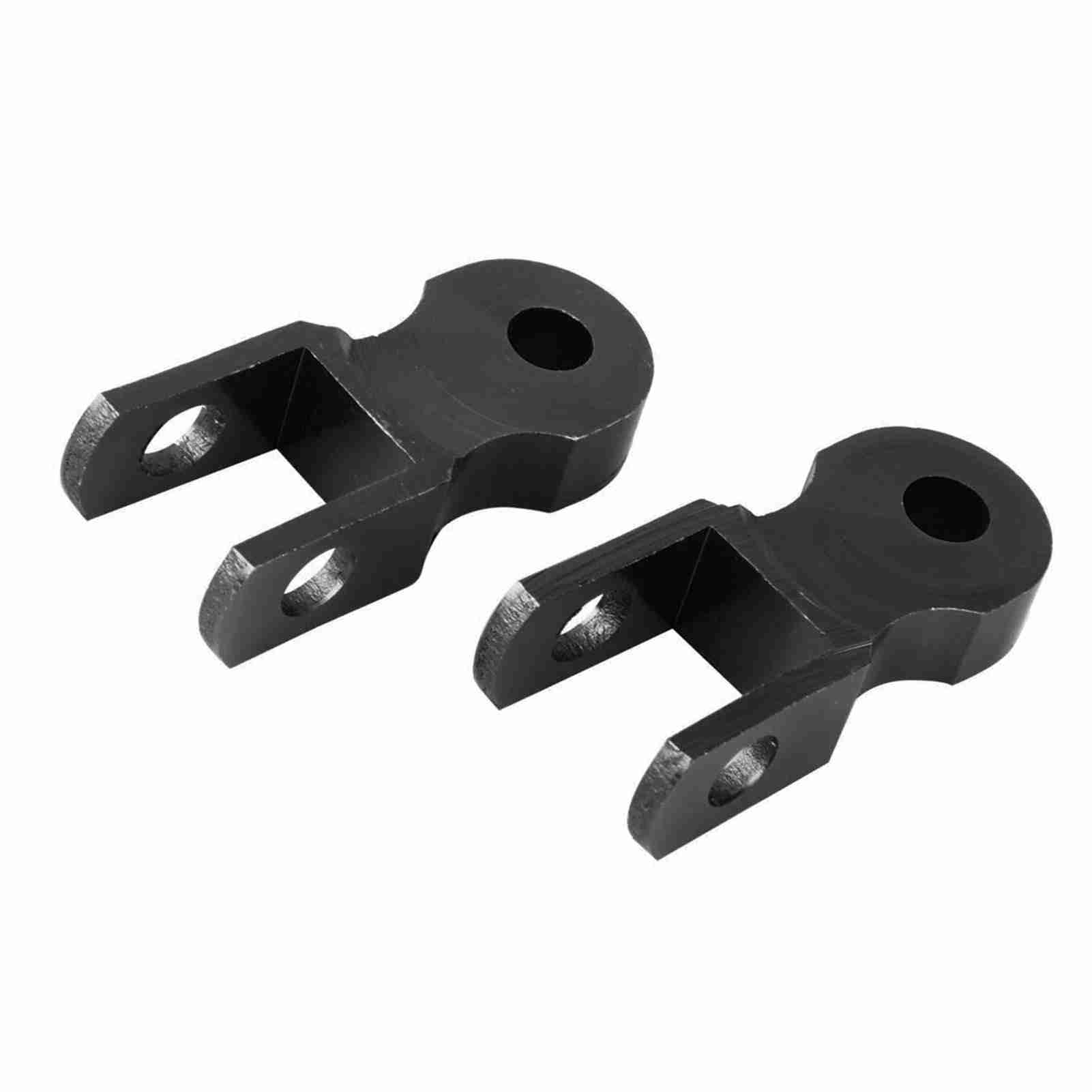 2 Motorrad-stoßdämpfer-erhöhungshalterungen, 5 Cm Anhebungsplatte, Chassis Mit Schrauben