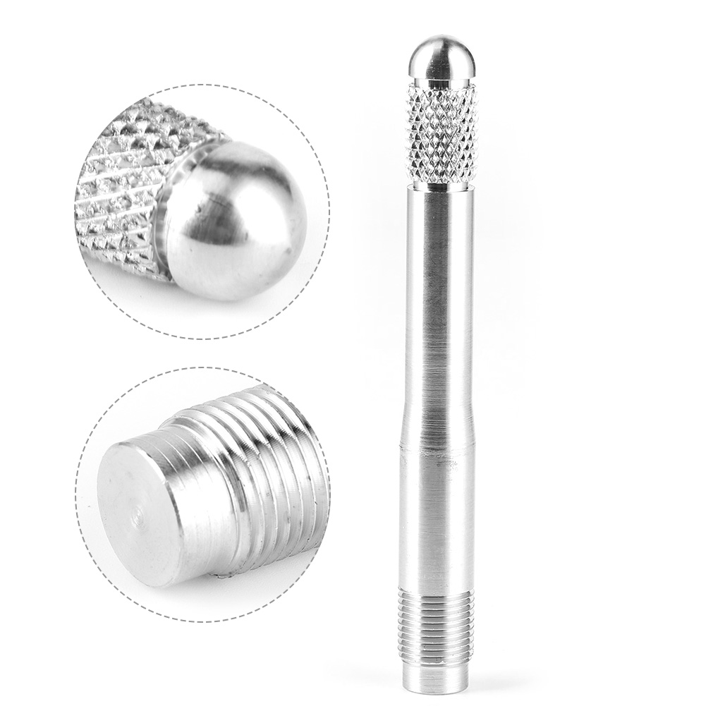 Reifenpositionierungsstift Radbefestigung Ausbau Ausrichtwerkzeug Mutter Bolzen Radmuttern M14x1,25 Universal Silber