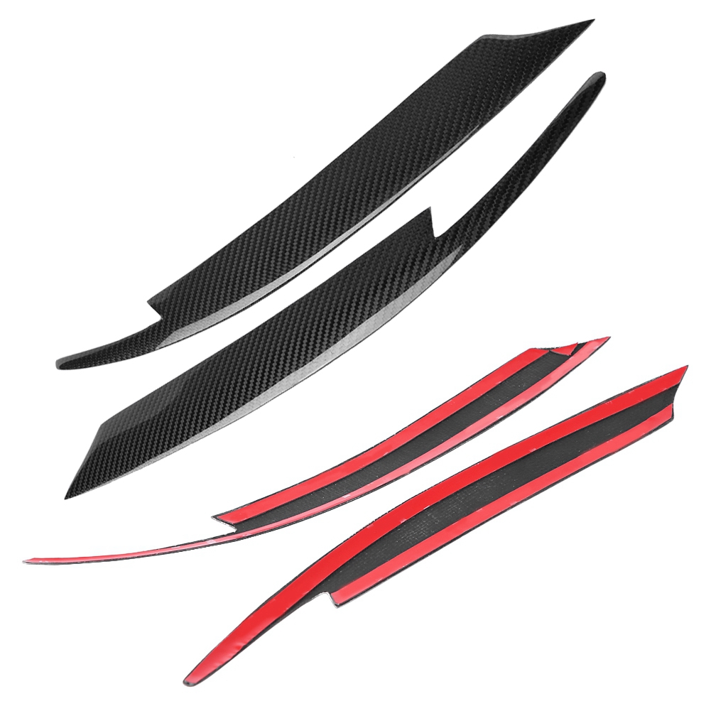 Paar Scheinwerferblenden Aus Kohlefaser Für Subaru Impreza Wrx Sti 2008-2011, Katzenaugen-design, 2-teiliges Set, Sportliche Optik, Kompatibel Mit Der Front.