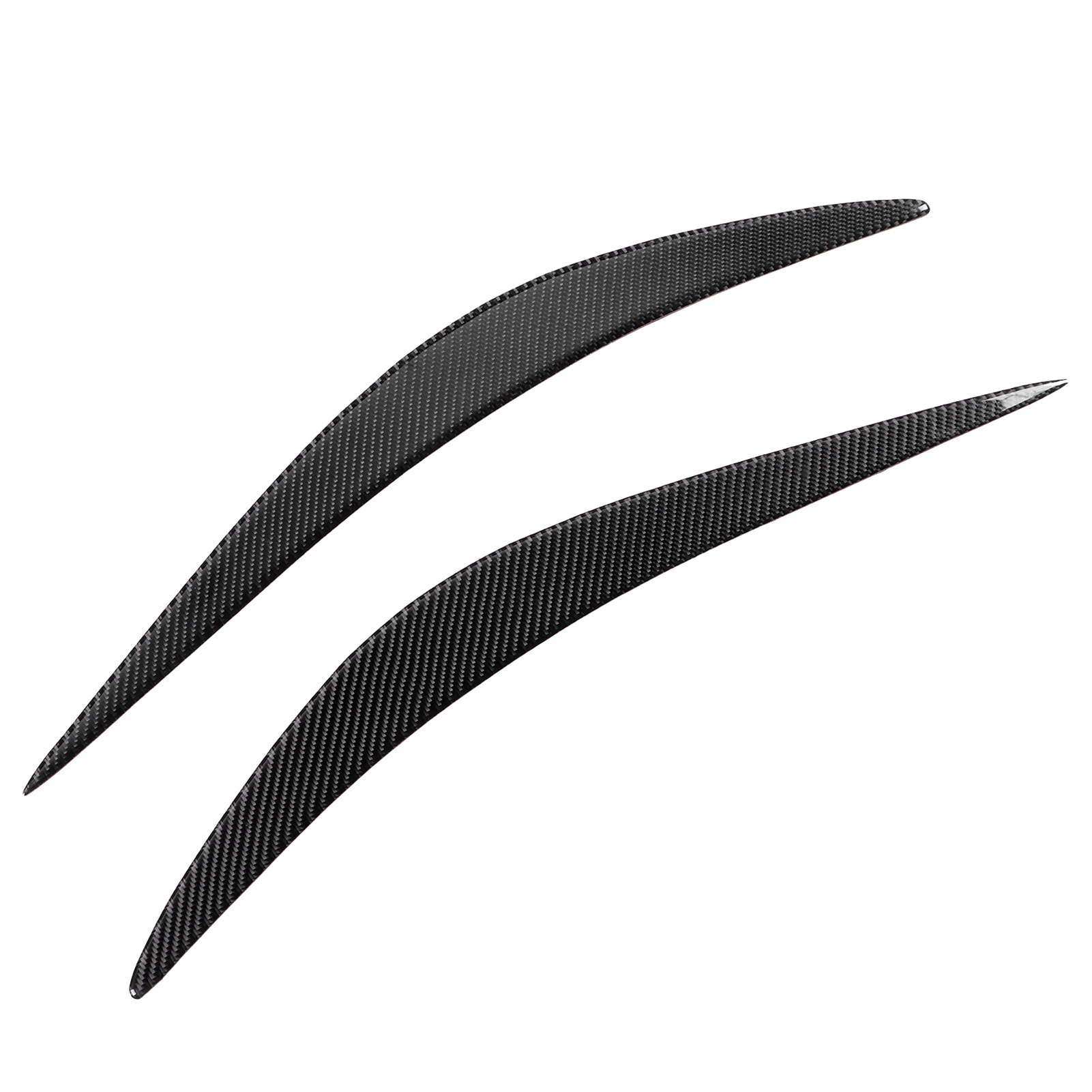 Paar Scheinwerferblenden Aus Kohlefaser Für Infiniti Q50 (2014–2019), Projektorblenden, Stylingabdeckung, 2-teiliges Set