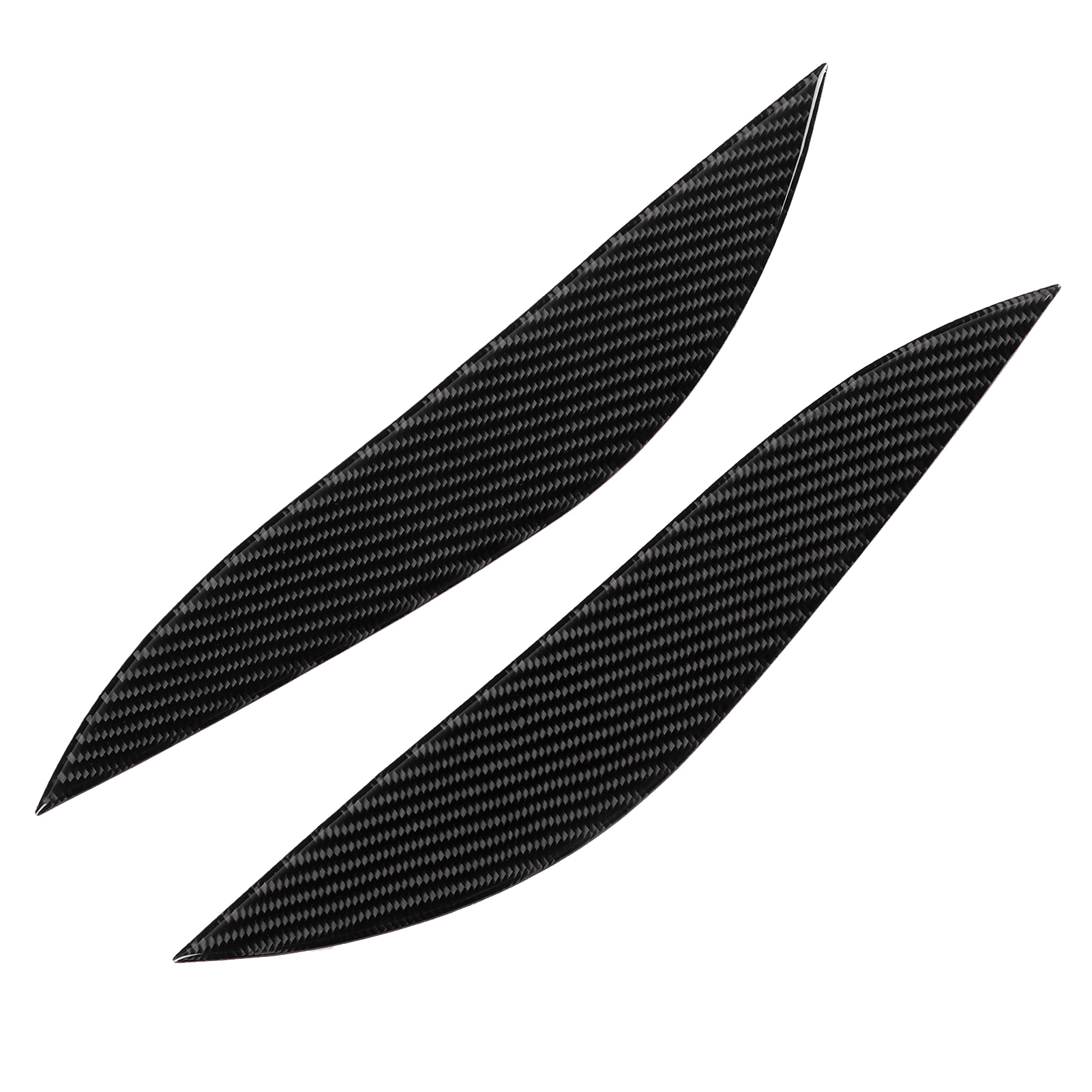 Paar Scheinwerferblenden Aus Kohlefaser, Selbstklebende Scheinwerferblenden Für Honda Civic 2001-2003, 2-teiliges Aufkleber-set.