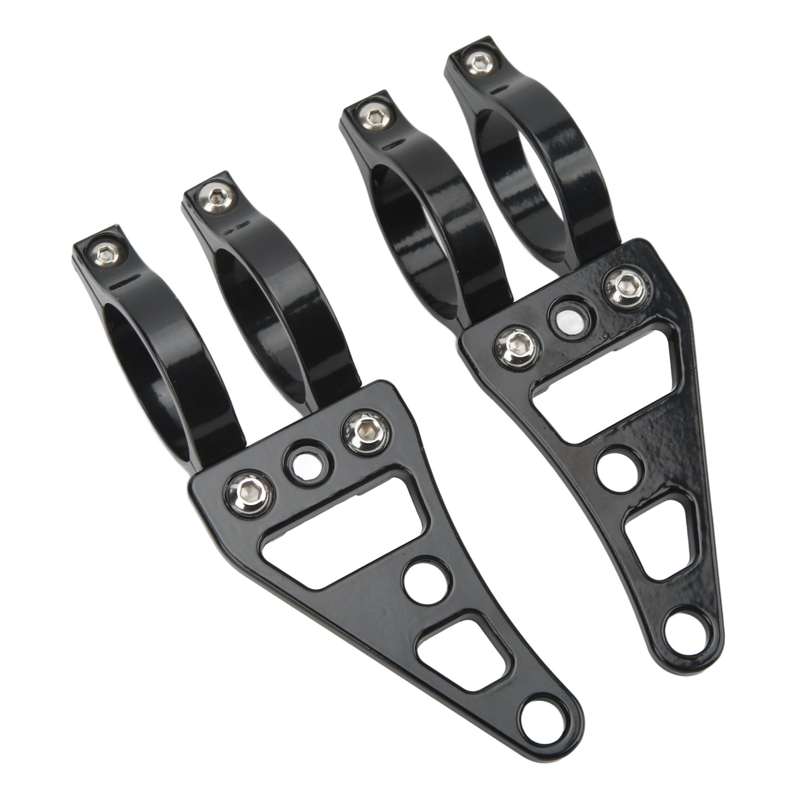 2 Motorradscheinwerferhalterungen 41 Mm, Frontscheinwerfer-befestigungshalterungen Aus Aluminium, Ersatzclips Für Suzuki, Montagesatz