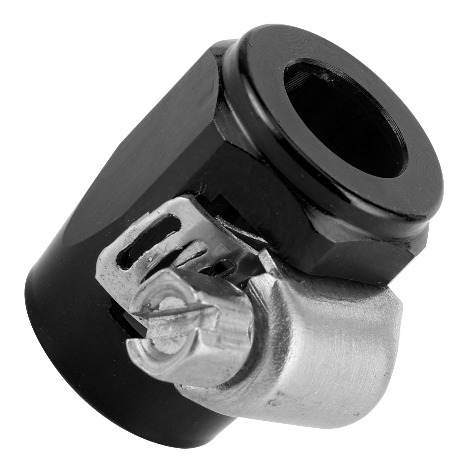 An4-schlauchschellen Aus Aluminiumlegierung Für Kraftstoff-, Öl-, Diesel-, Gas-, Luft- Und Wasserschläuche, Schwarz, 4er-pack