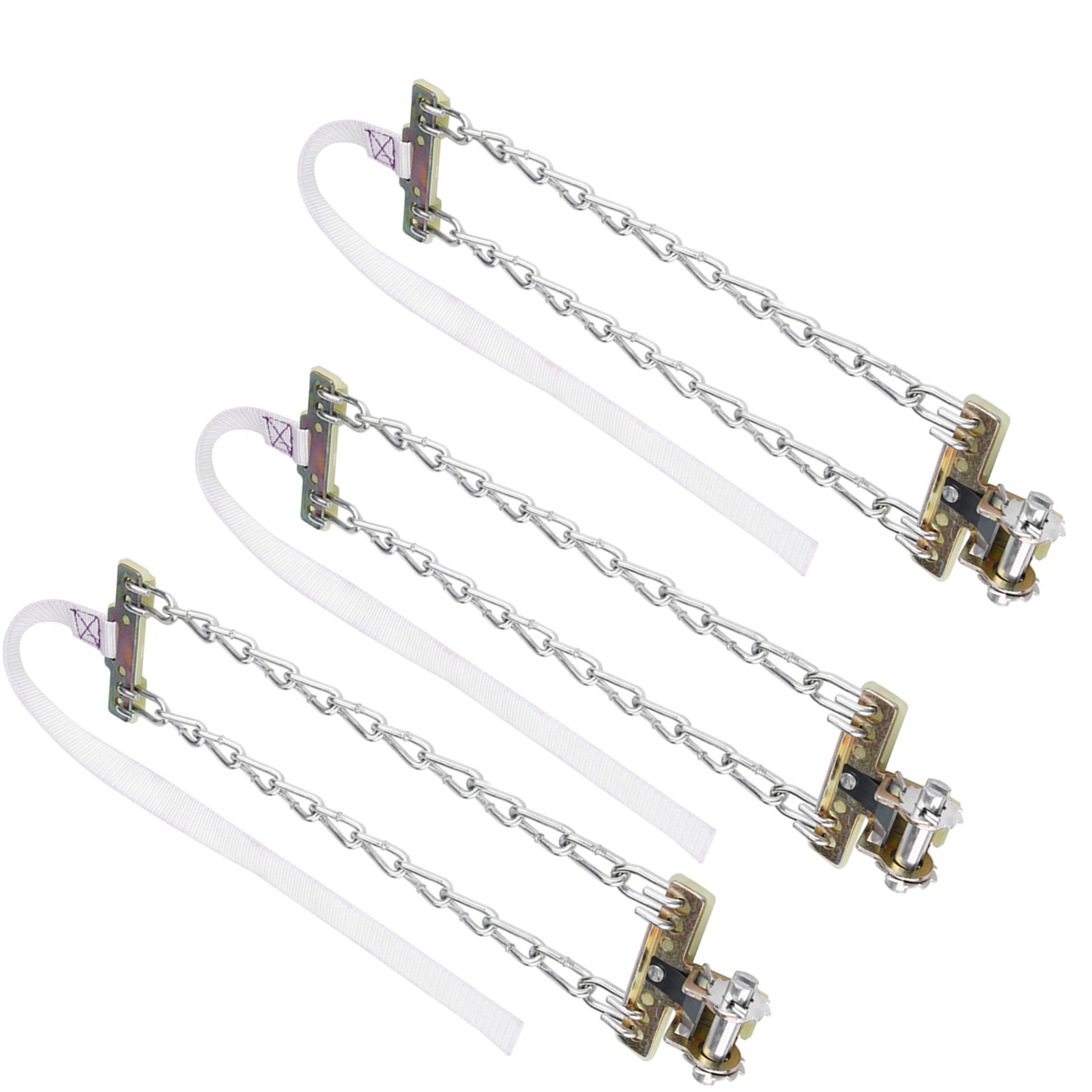 3 Stück Universal-schneeketten Für 235–285 Mm Anti-rutsch-winterreifen, Pkw, Suv, Lkw, Sicherheitsgurt, Eis