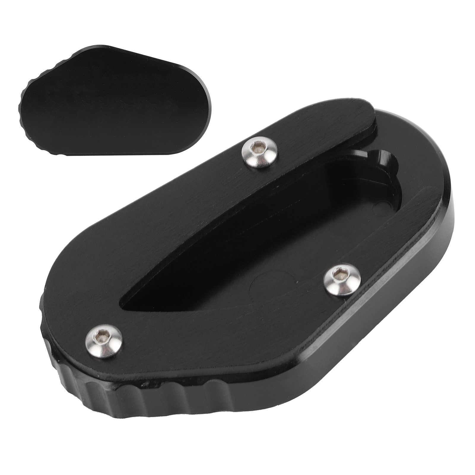 Triumph Bonneville T100/t120 Motorradstütze, Seitenständerstabilisator, Fußverlängerung, Rutschfester Schuh, Schwarz, Einfache Montage.