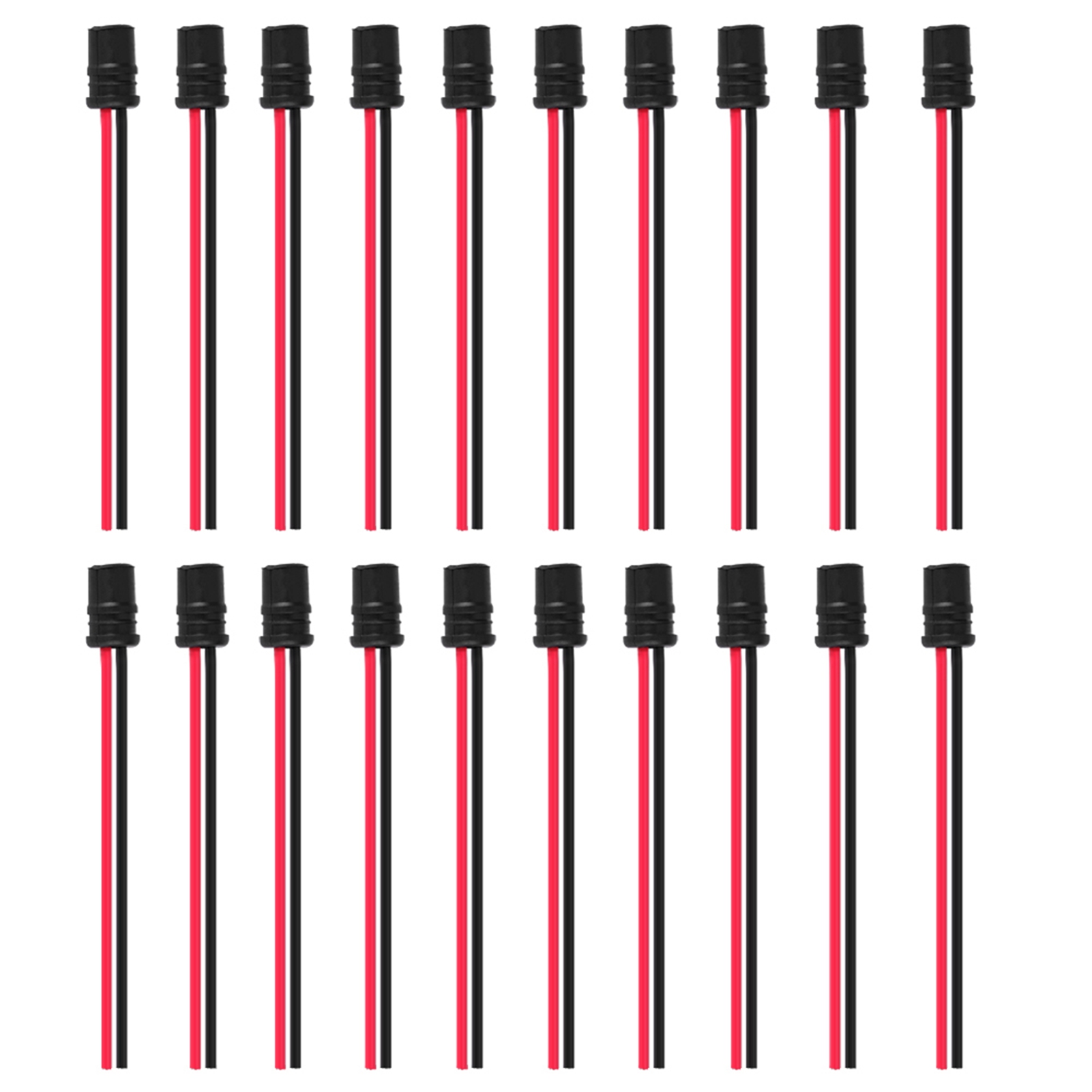 T10 W5w Lampenfassung, 20 Stück, Lampenfassungsstecker Aus Weichem Gummi, Wasserdicht, Für Auto, Motorrad, Boot