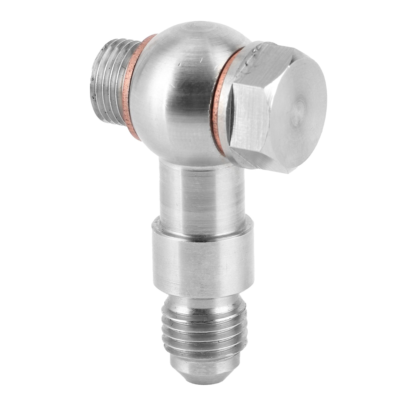 Gewindeadapter M11x1,0 Auf 4an, Anschlussstück Aus Baustahl Mit 1,0-mm-drosselklappe, Turboölzufuhr Kompatibel Mit Gt2871 Und Gt3071r