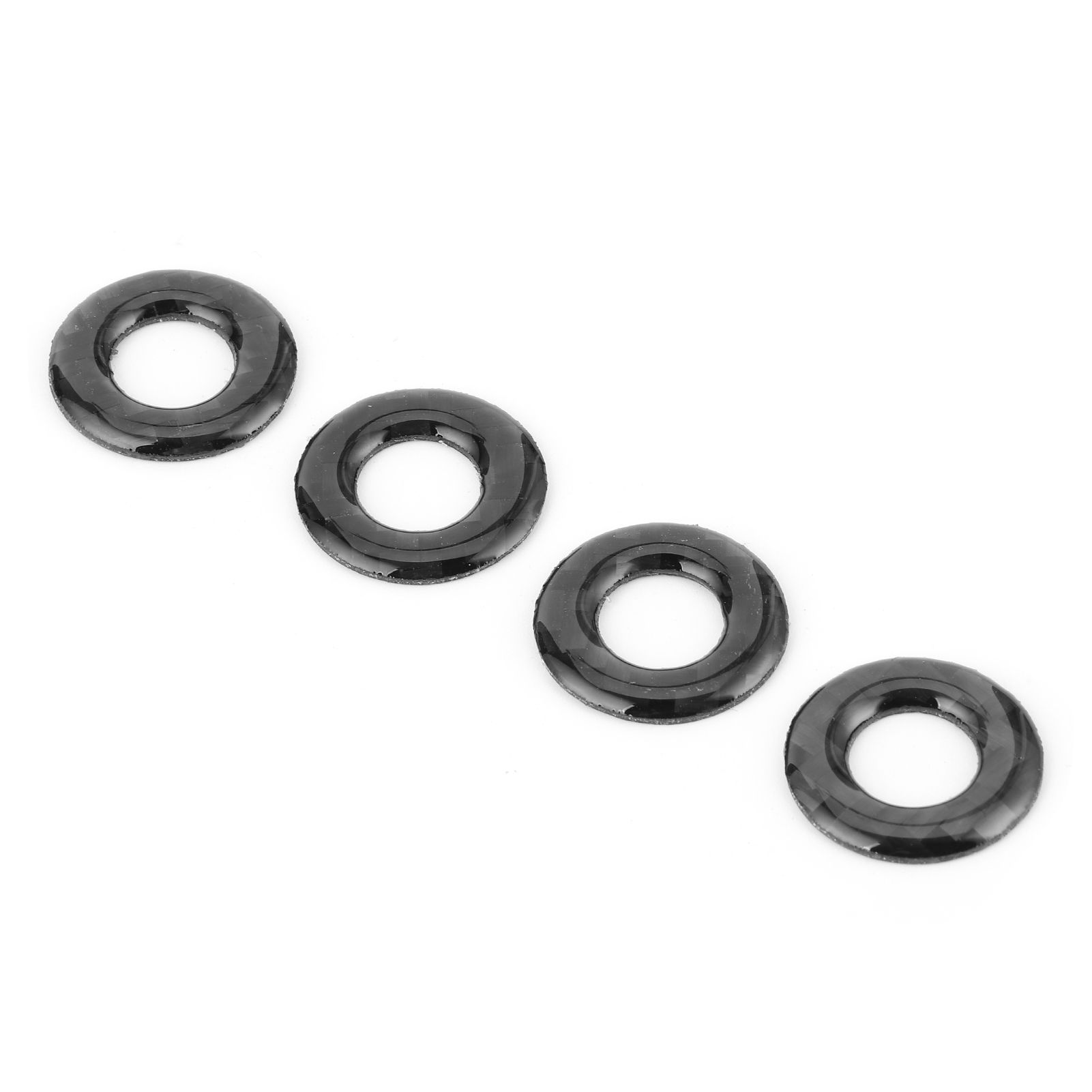 4-teiliges Set Türschlossring-knopfabdeckungen Aus Kohlefaser, Autozubehör Passend Für Dodge Charger 2011–2014