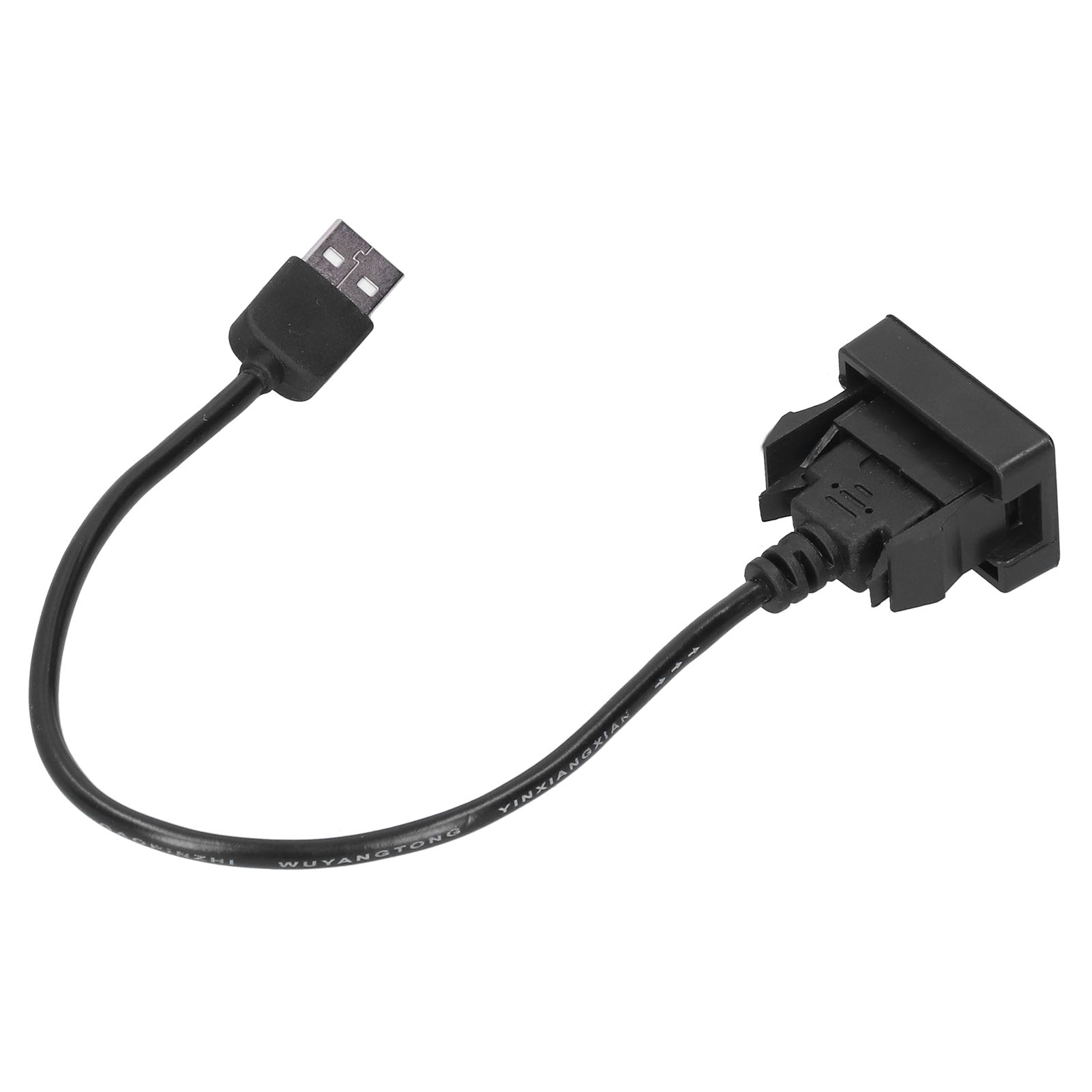 Kfz-ladegerät Mit Usb-kabeladapter, Zigarettenanzünderstecker, Tragbar, Abs-gehäuse, Zwei Ausgänge
