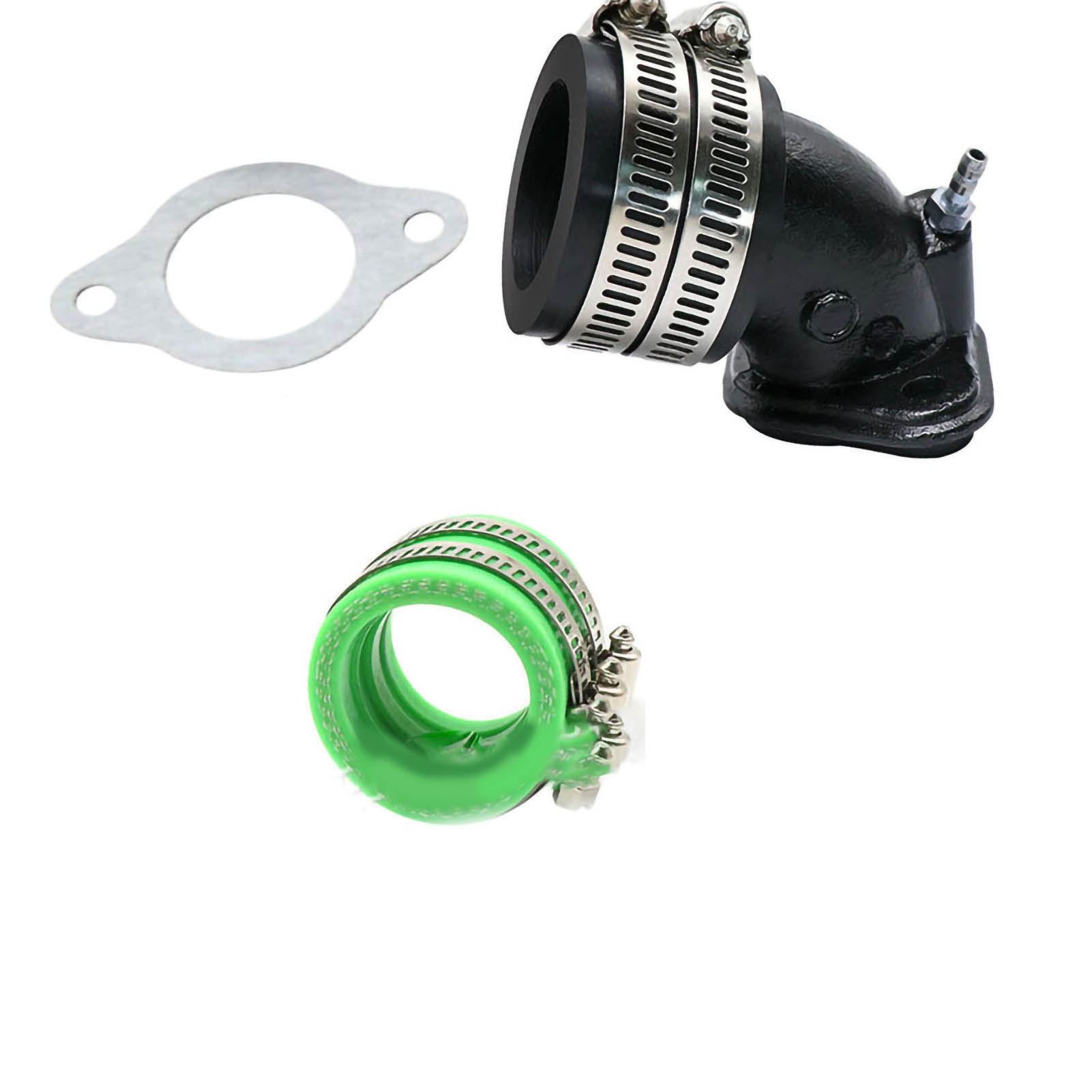 Anschlussmuffe Für Motorradvergaser, Grüner Dichtungsverbinderadapter, Universelles Verbindungsteil.