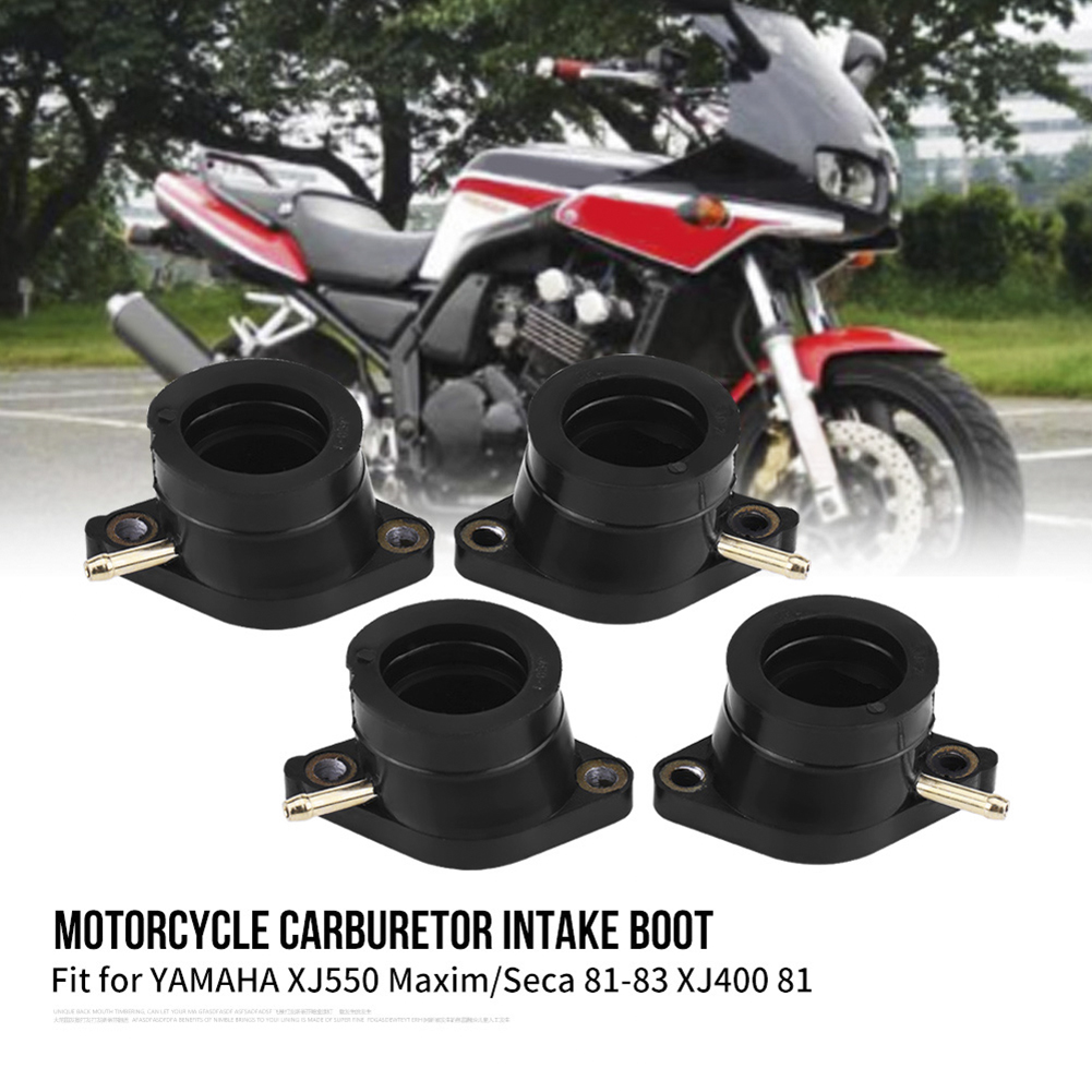 4-teiliges Vergaser-ansaugkrümmer-set Für Yamaha Xj550 Maxim/seca 81-83 Xj400