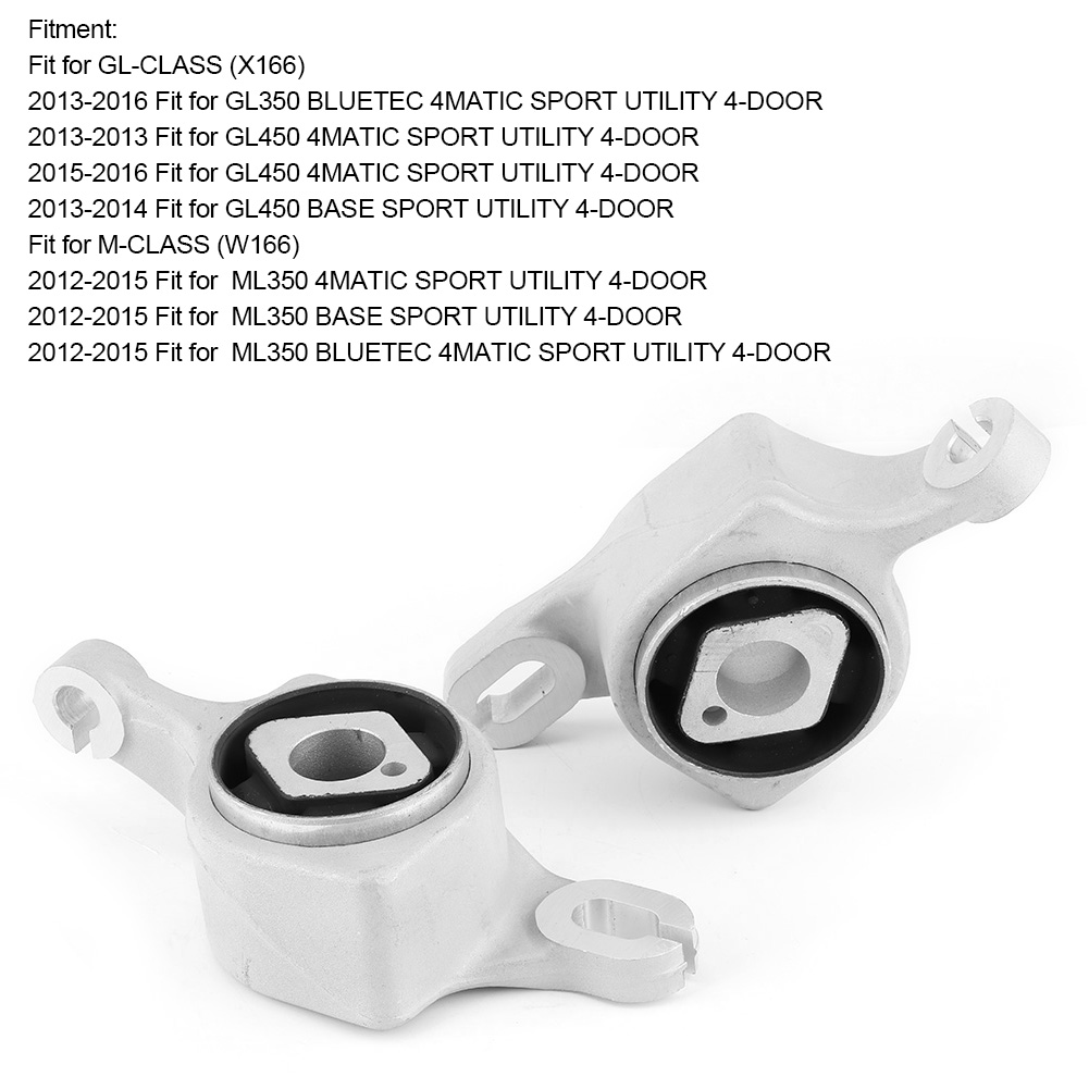 Hintere Vordere Querlenkerbuchse 1663300243 1663300143 Passend Für Mercedes Benz Gl-klasse X166 M-klasse W166