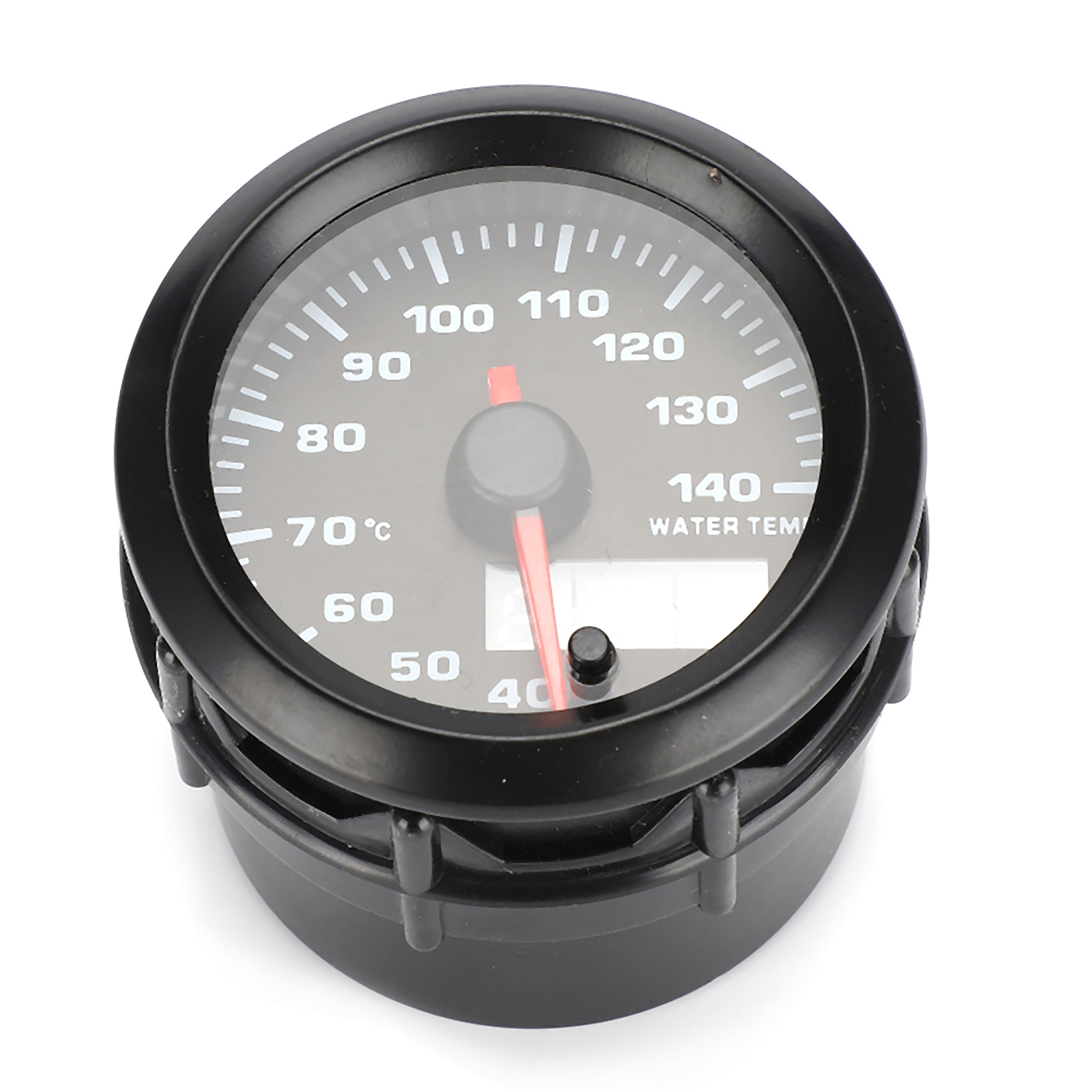 Elektronischer 52-mm-kfz-wassertemperaturmesser Mit Analoger Temperaturanzeige, Sensor Und 7-farbiger Led-beleuchtung, Universell Einsetzbar
