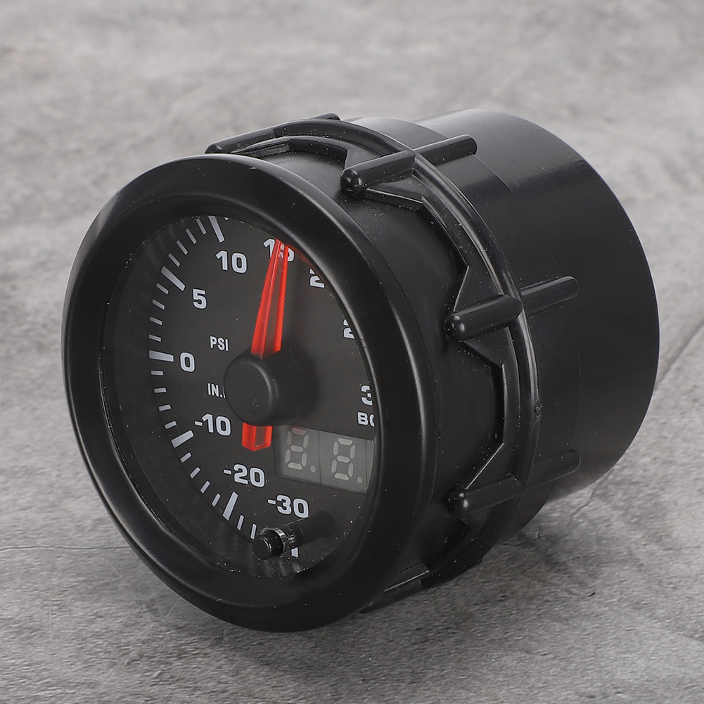 52 Mm / 2 Zoll 7-farben Led-turbo-boost-anzeige, Auto-tuning-instrumentenset