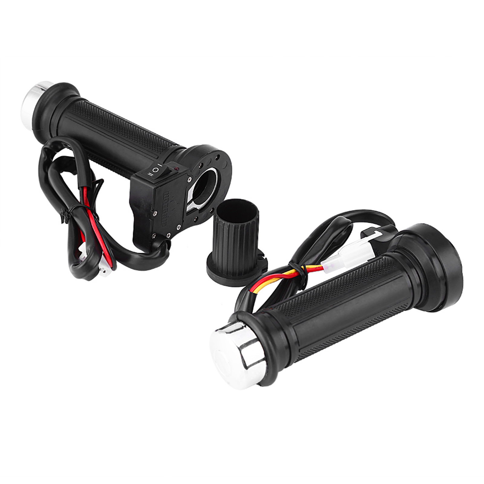 Universelle Motorrad-heizgriffe 22 Mm (7/8"), Paar Elektrisch Beheizte Lenkergriffe, Rutschfest, Kompatibel Mit Roller Und Motorrad, 12 V.