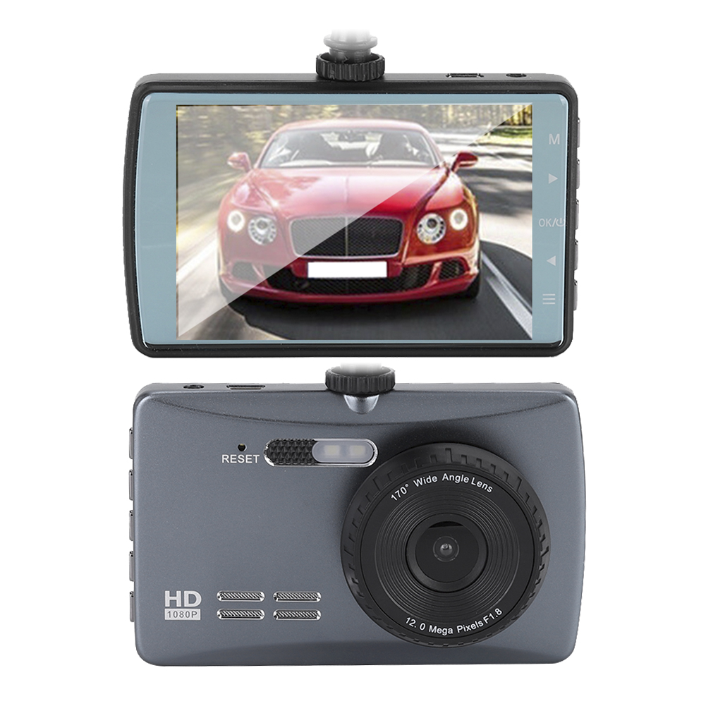 3,6-zoll-dual-lens-hd-ips-1080p-fahrkamera Mit Rückfahrkamera Und Parkfunktion