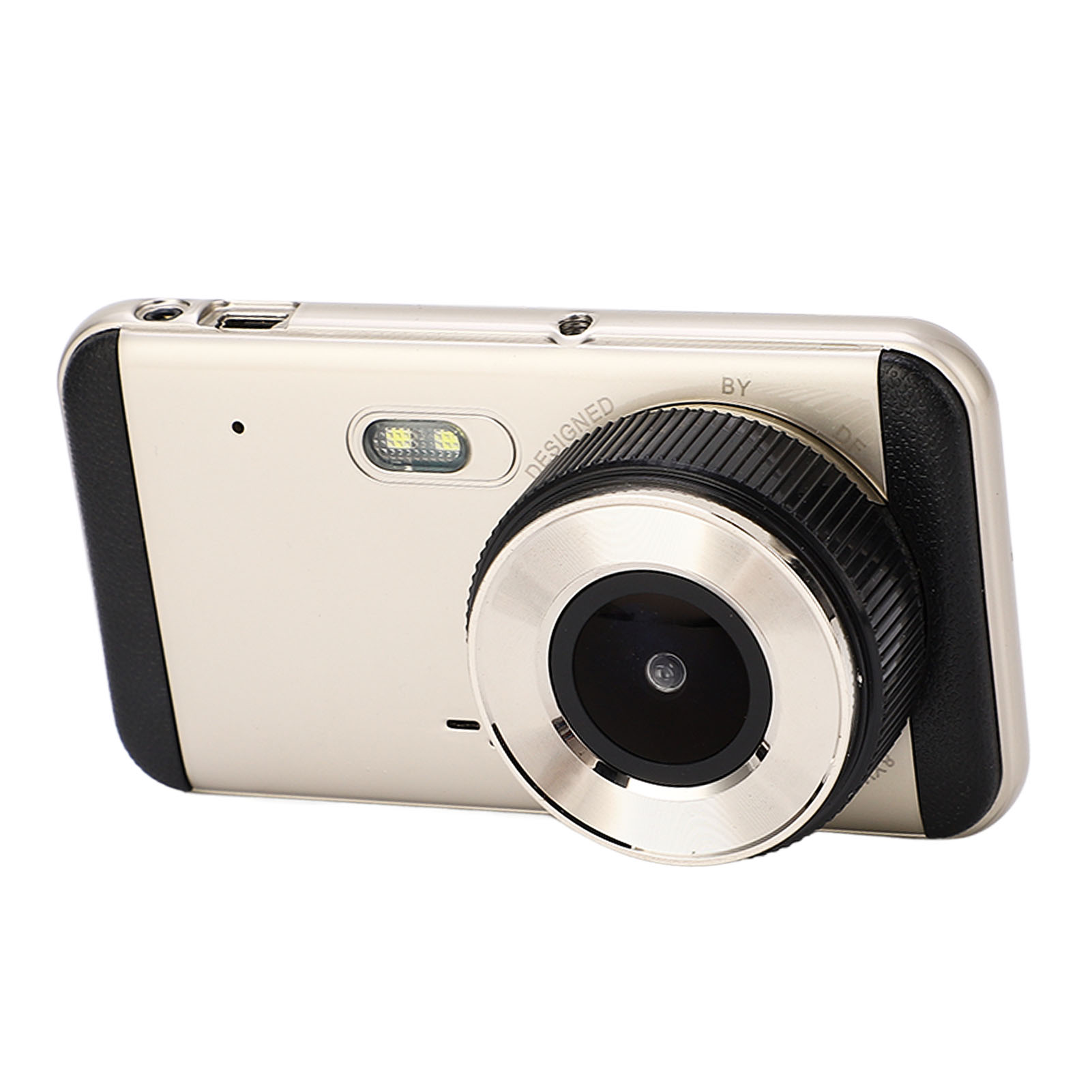2-kanal Full Hd 1080p Autokamera, 4-zoll-bildschirm, 170° Weitwinkel-dashcam, Nachtsicht, Loop-aufnahme, Parküberwachung.