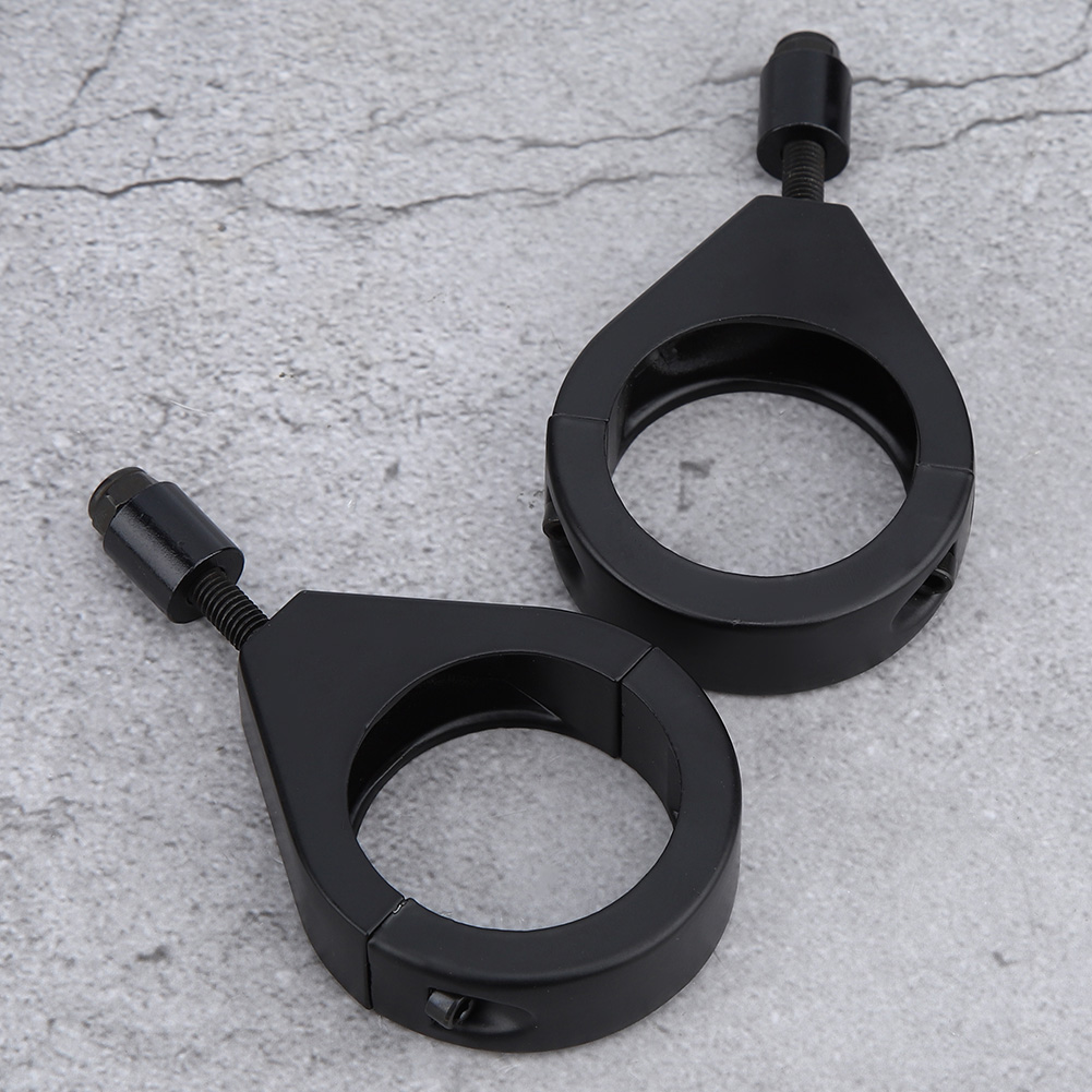 41-mm-motorradblinkerhalterung, Schwarze Metall-befestigungsklemme, Lenkerzubehör, Universelles Klemmset