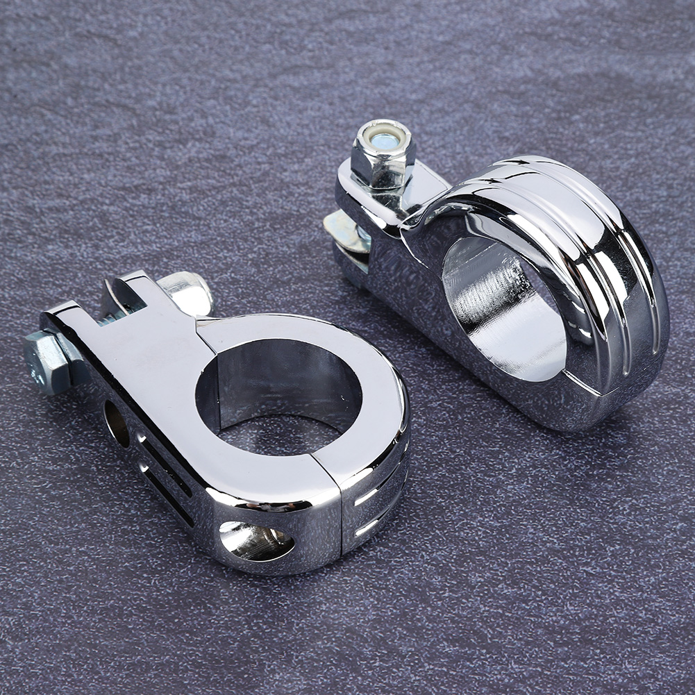 38 Mm 1,5 Zoll Universal-fußrasten-befestigungs-p-klemme Motorradzubehör Passend Für Honda (galvanisiert)