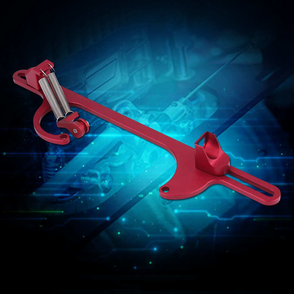Gaszughalterung Aus Aluminium Für Holley 4150/4160 Vergaser, Rot, Vergaserbefestigung, Gaszug-kit