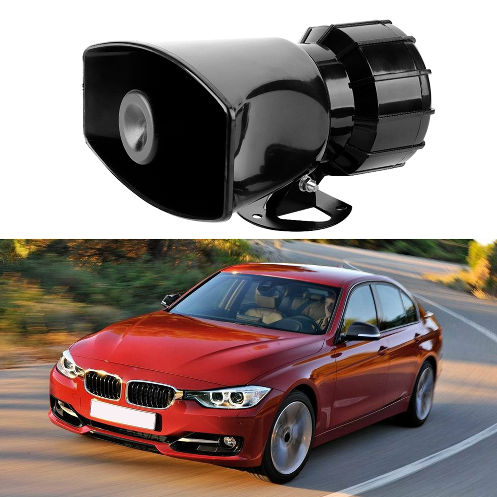 12v 7-ton-hupe, Quadratische Abs-hupe Für Auto, Lkw, Bus - Leistungsstarke Elektrische Hupe