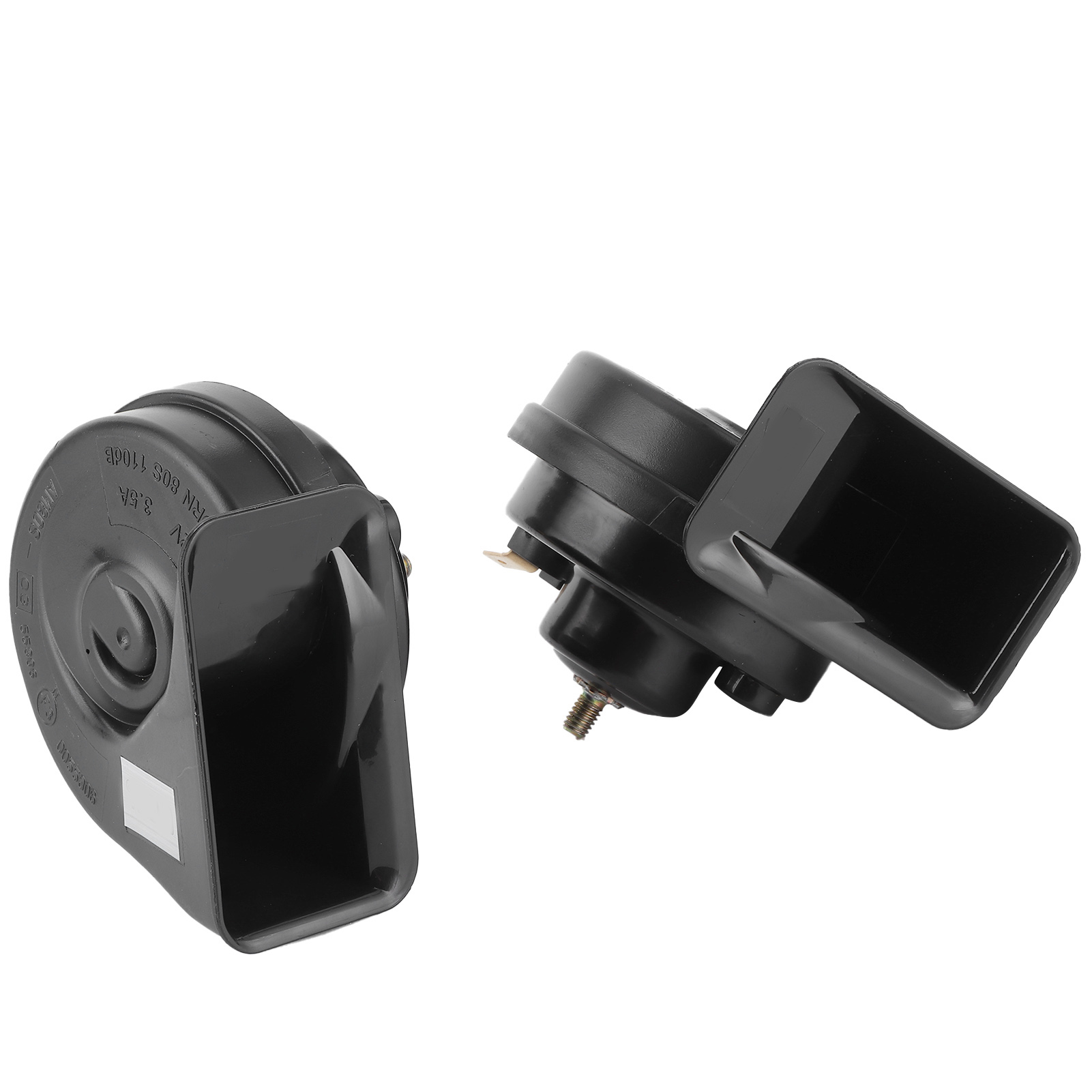 Paar 410/510hz Schneckenhorn-sirenen, Hoher/tiefer Ton, 110-125 Db Lauter Klang, Wasserdicht Für 12v Auto, Atv, Utv