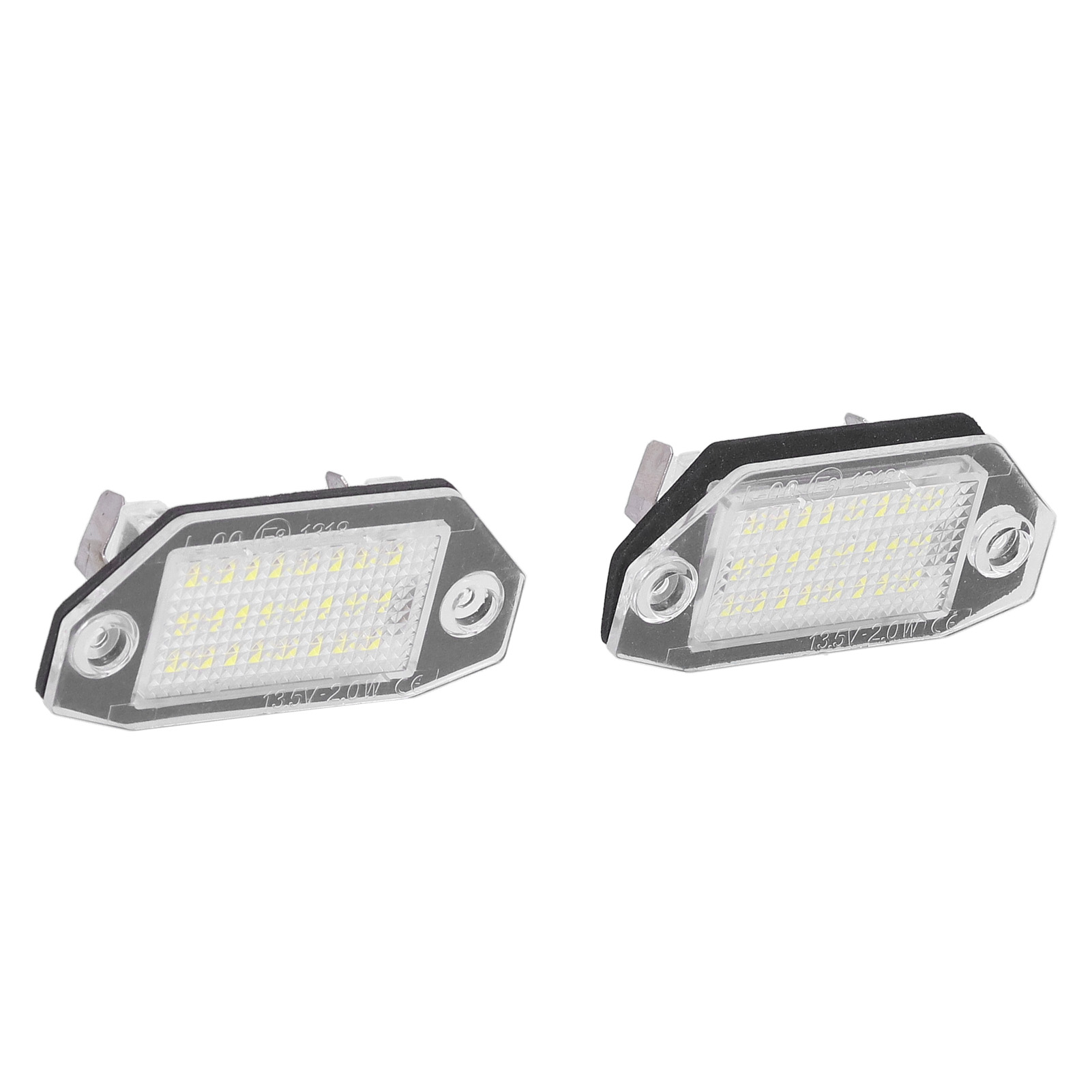 Weiße Led-kennzeichenbeleuchtung, 12–24 V, Kunststoff, Plug & Play, Kompatibel Mit Ford Focus C-max (2003–2018), Kennzeichenbeleuchtung