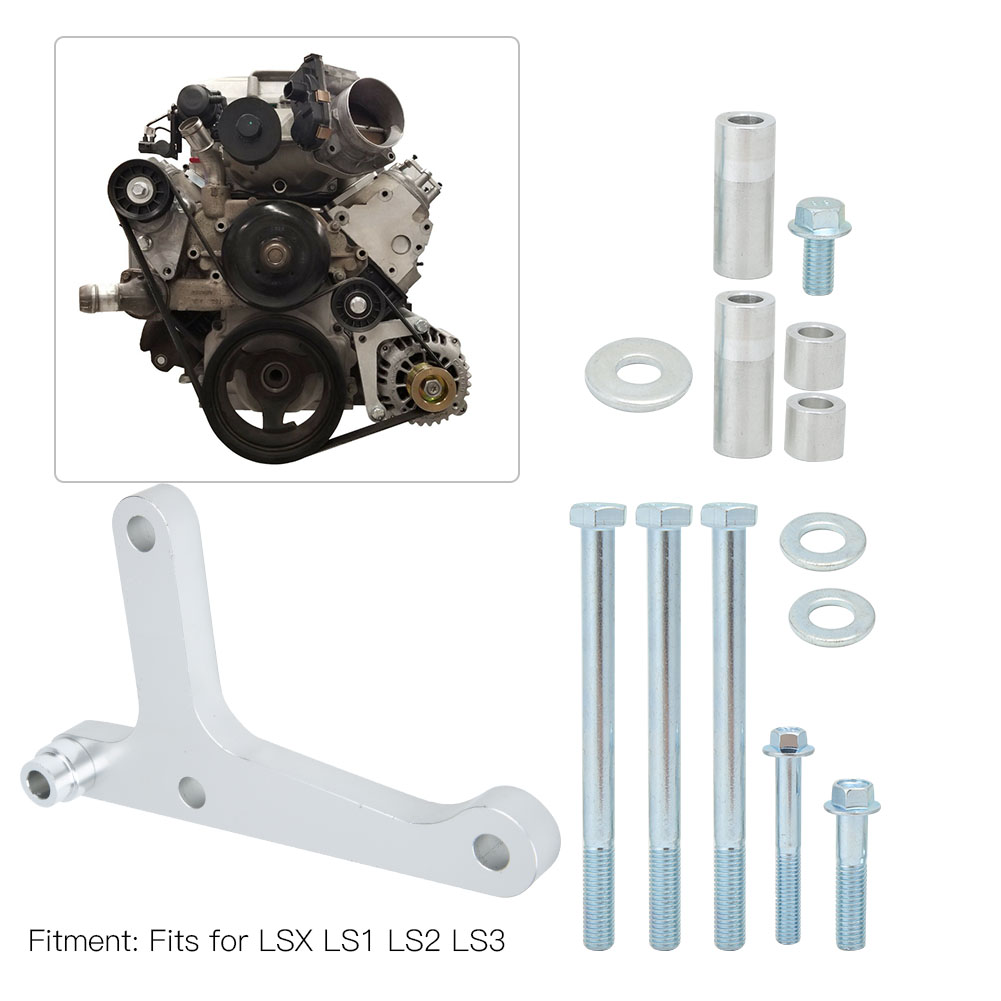 Lkw-lichtmaschinenhalterungssatz, Niedrige Montage, Cnc-gefrästes Zubehör, Passend Für Lsx, Ls1, Ls2 Und Ls3