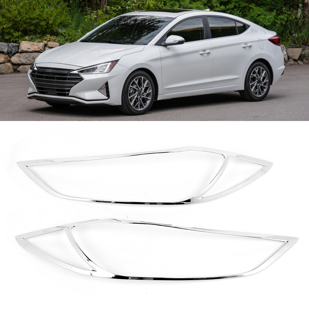 2 Stück Scheinwerferabdeckungen Für Die Außenbeleuchtung, Passend Für Hyundai Elantra 2018-2019