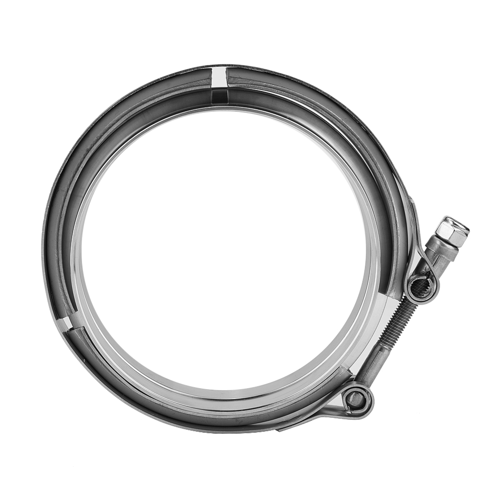 Turbo-auspuffflansch 5" V-band-klemmensatz Edelstahl Universal-automontage