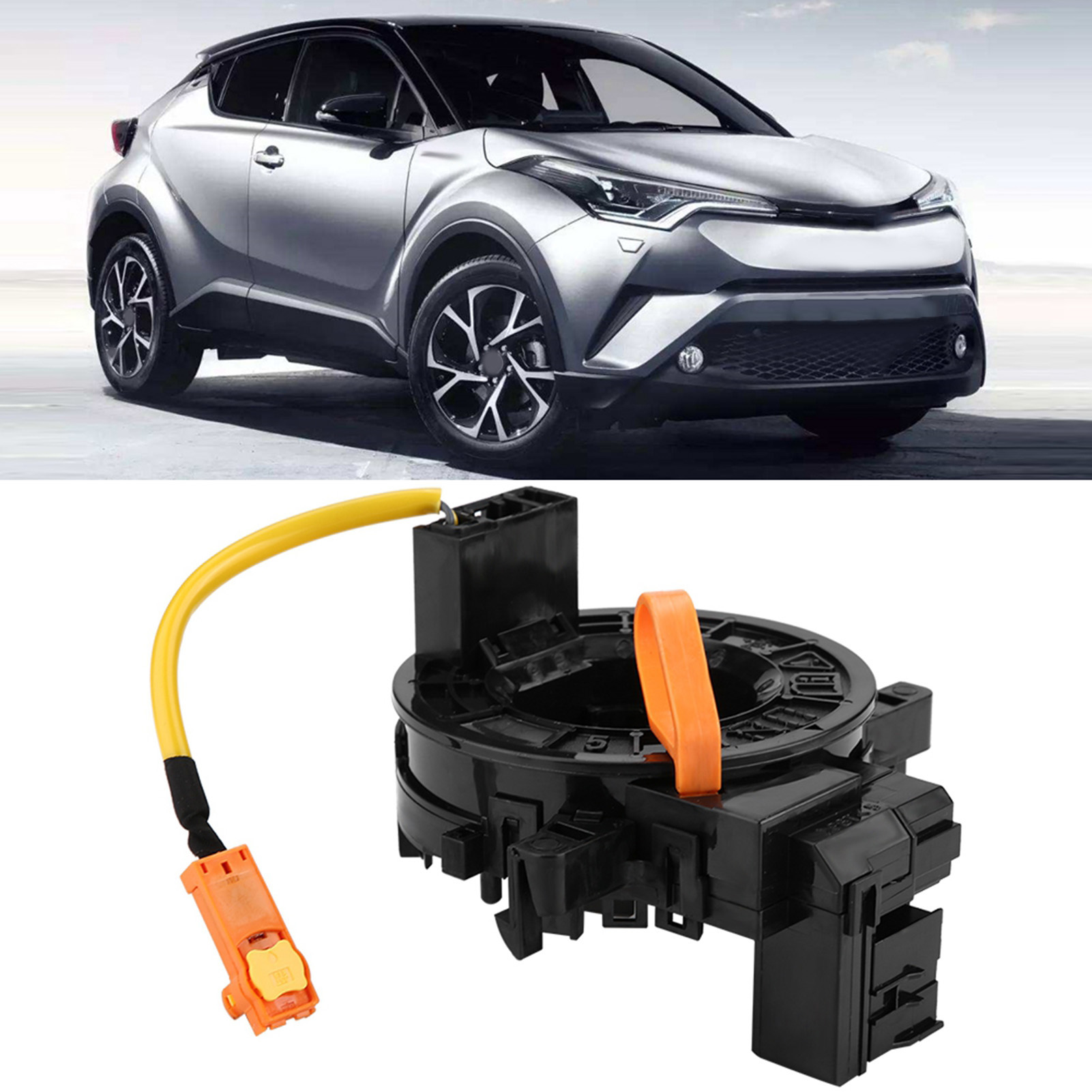 Spiralkabel-kontaktfeder Für Toyota Corolla 2006–2012, Teilenummern 84306-02200, 84306-12100, 02190-0n010, Austauschsatz, Lenksäule