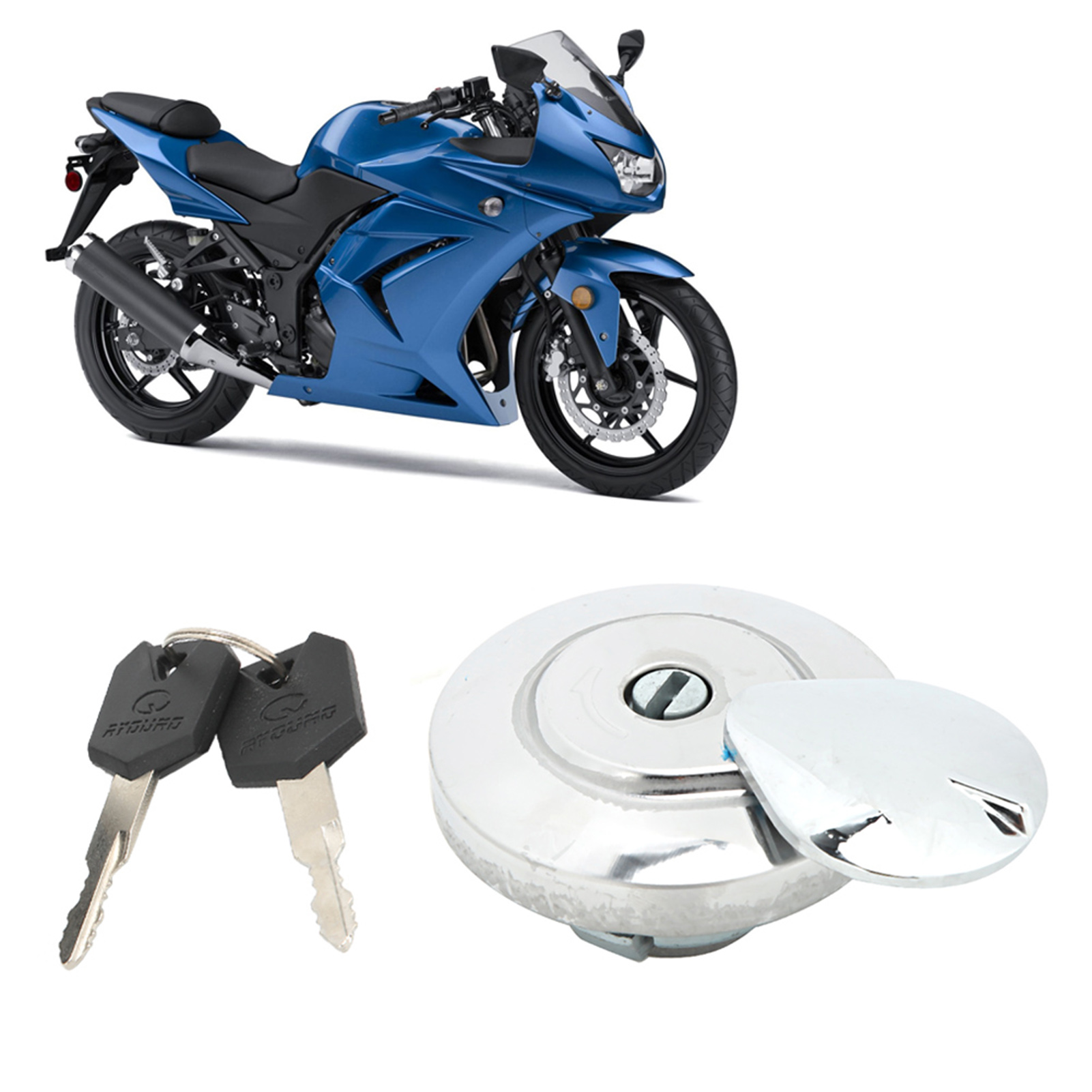 Motorrad-benzintankdeckel Aus Eisen, Passend Für Rebel Ace750 85‑16