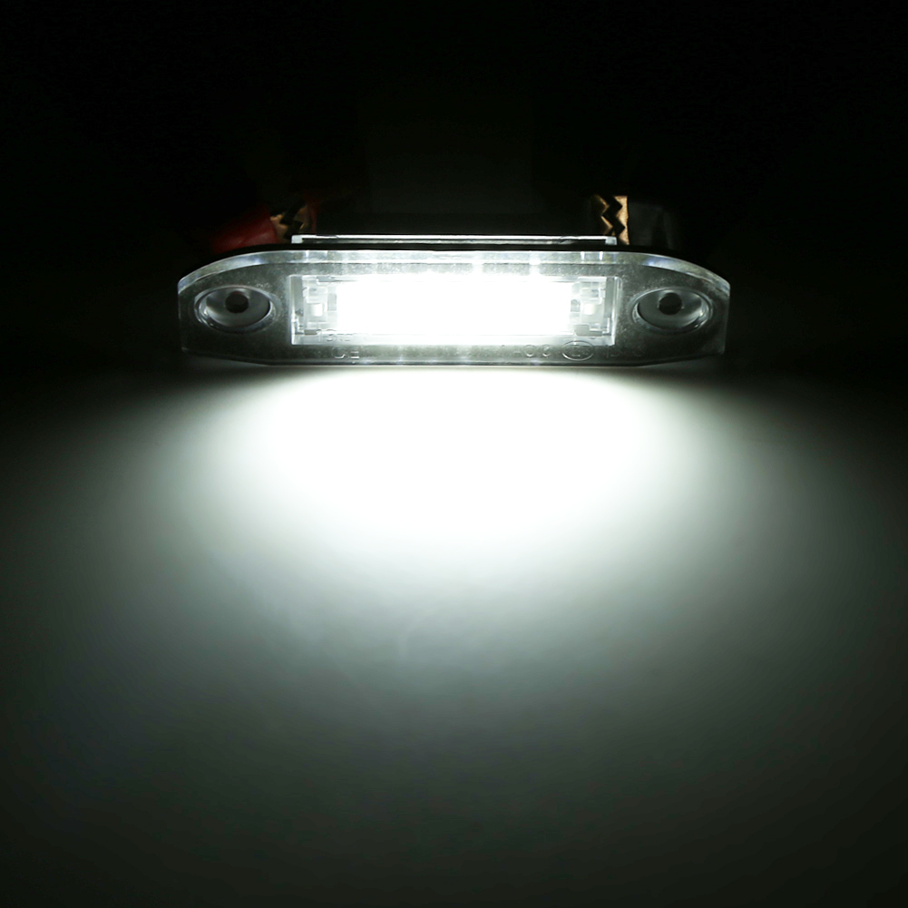 2 Led-kennzeichenleuchten Für Volvo S40, S60, S80, Xc60, Xc70, Xc90, Weiße Kennzeichenleuchten, 2er-set, Kompatibel